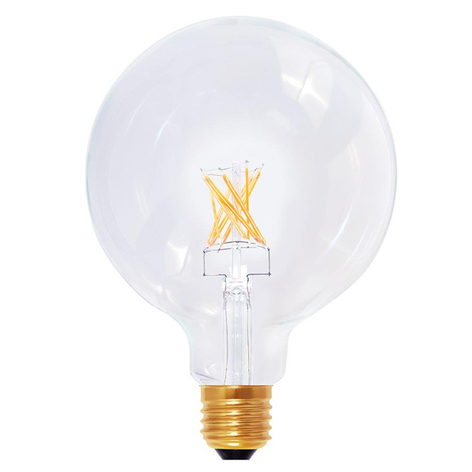 E27 8W 922 LED Globelampe G125 in Kohlefadenoptik