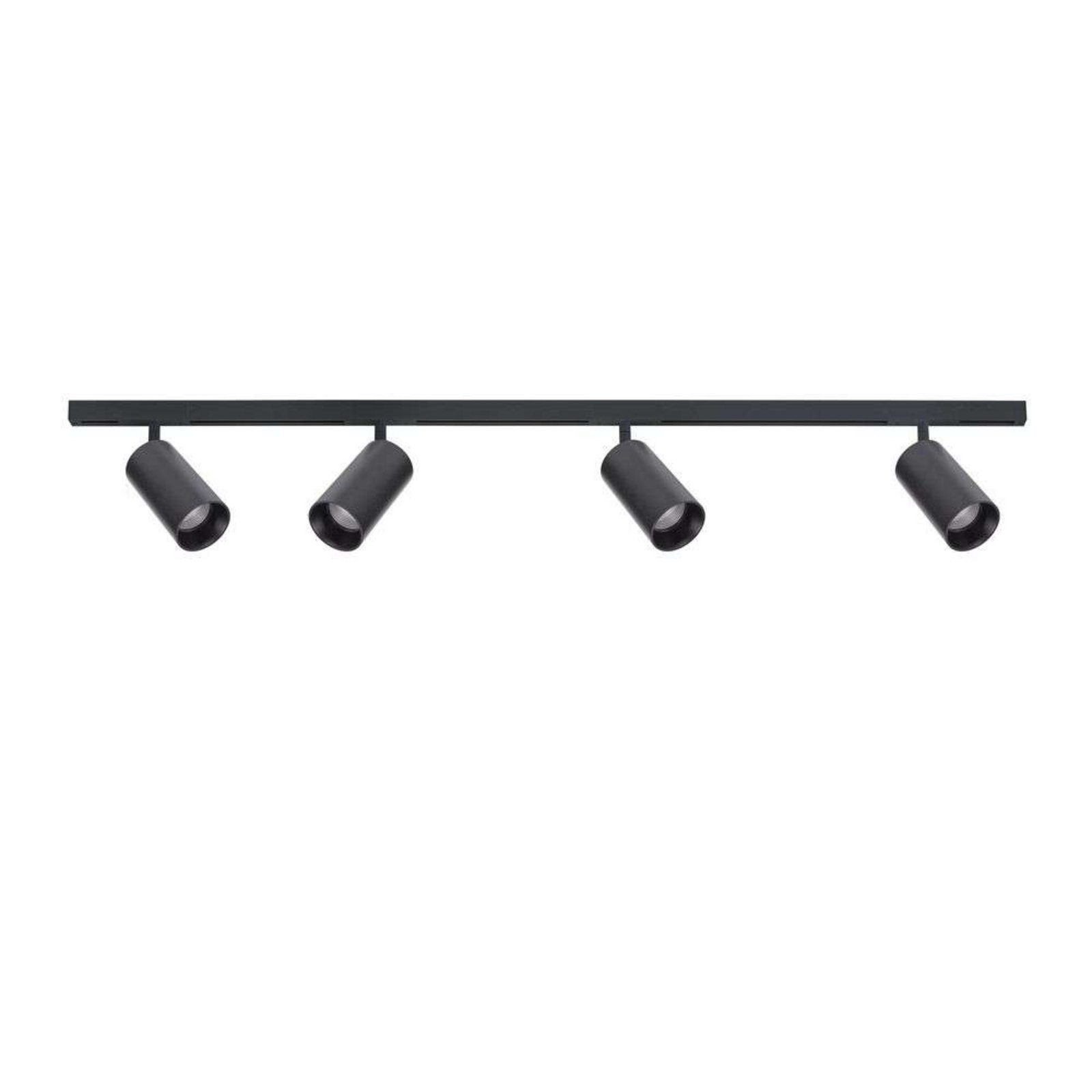 Designline Tube Kit LED 4 Ceiling Lamp 1,9m Black - Antidark