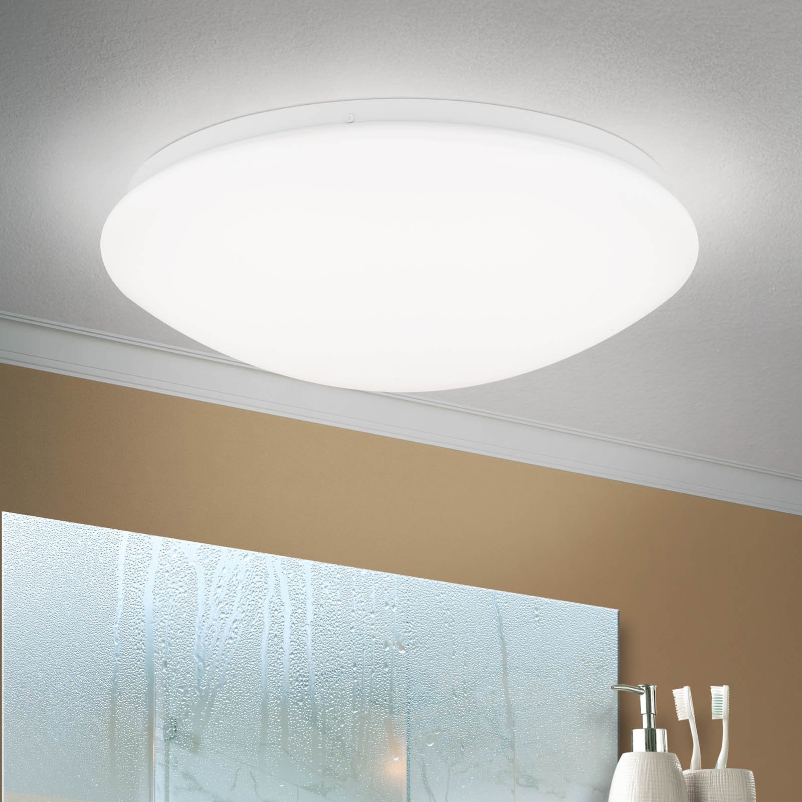 LED ceiling light Nedo curved, Ø 33 cm