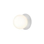 Liila 1 Vägg-/Plafond IP44 Large Light Silver/Opal White - Nuura