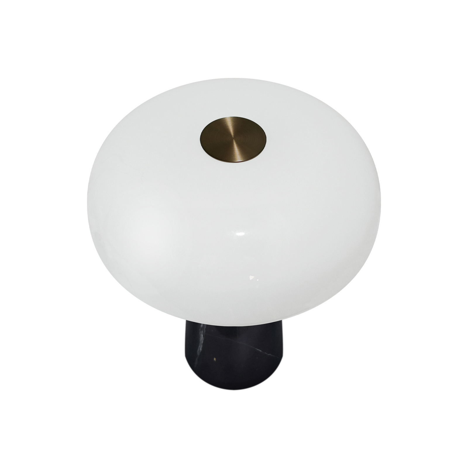 Lampa stołowa LED na akumulator Glossy mini, czarny marmur, ściemniana Lampa stołowa LED na akumulator Glossy mini, czarny marmur, ściemniana