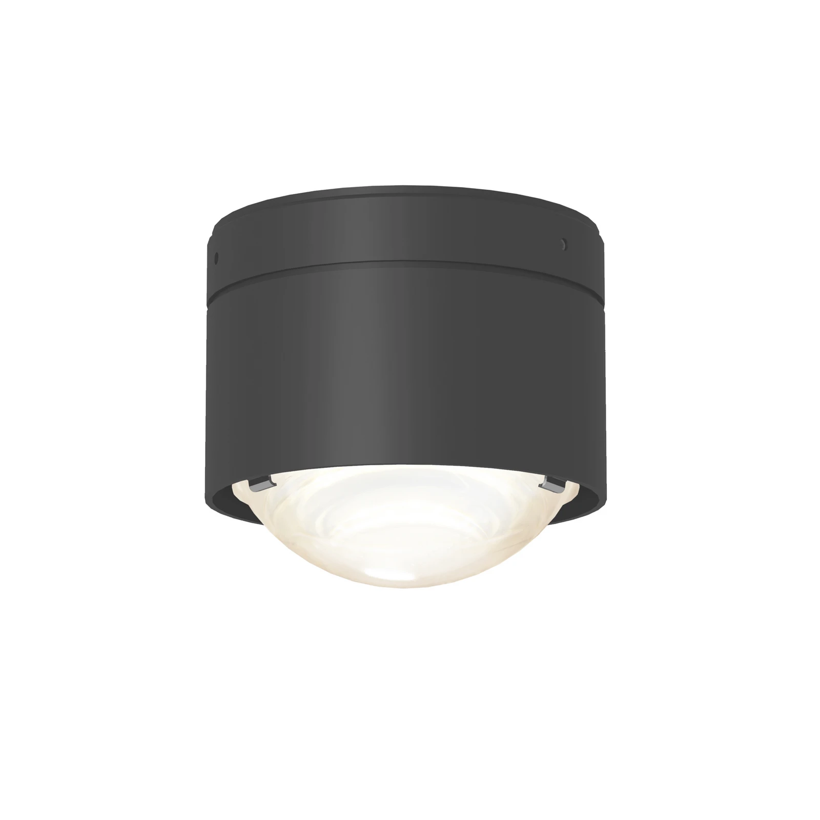 Puk! 80 One LED-Deckenspot Linse matt, anthrazit