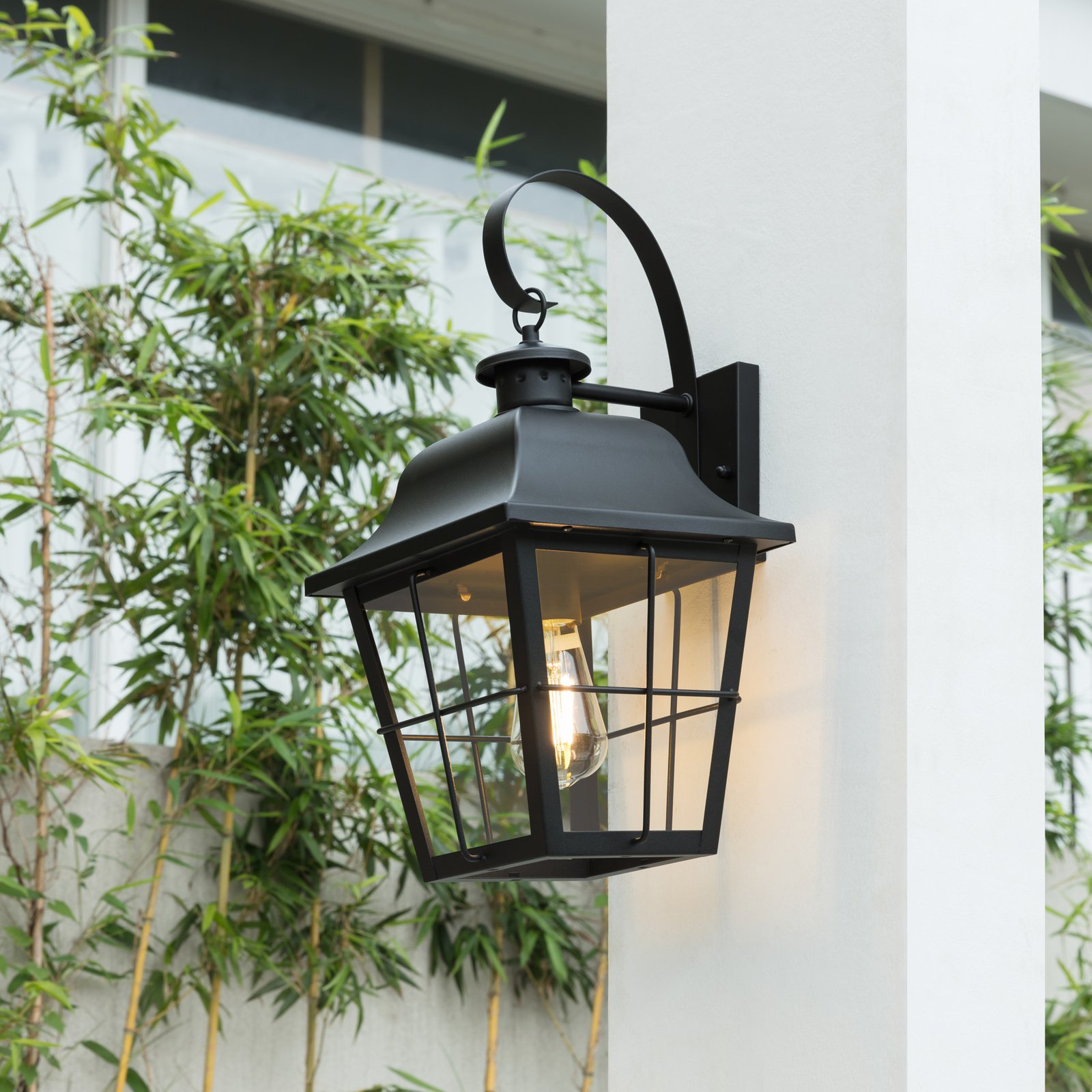 Mertollio Outdoor Wall Lamp Black - Lindby