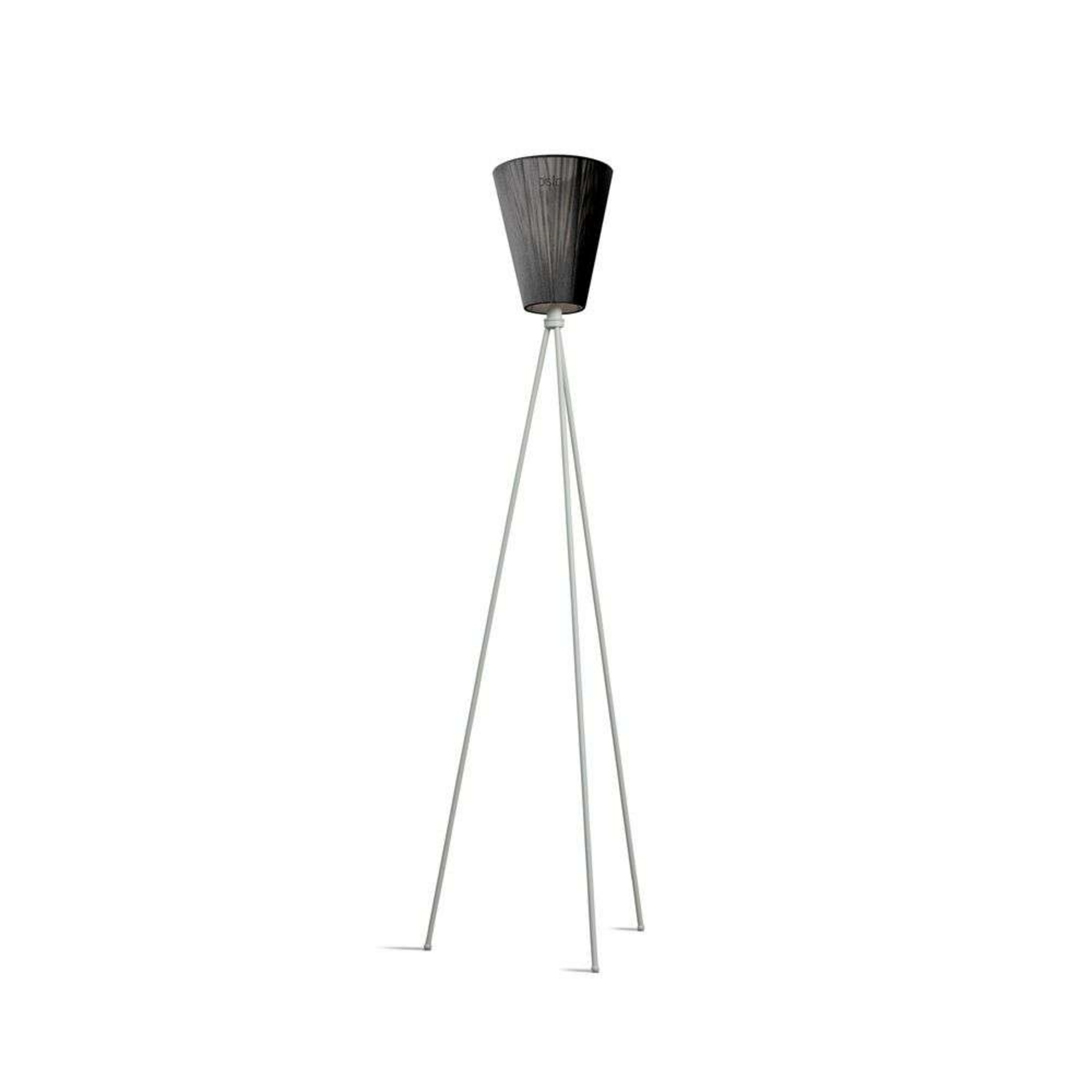 Oslo Wood Lampadaire Light Grey/Noir - Northern