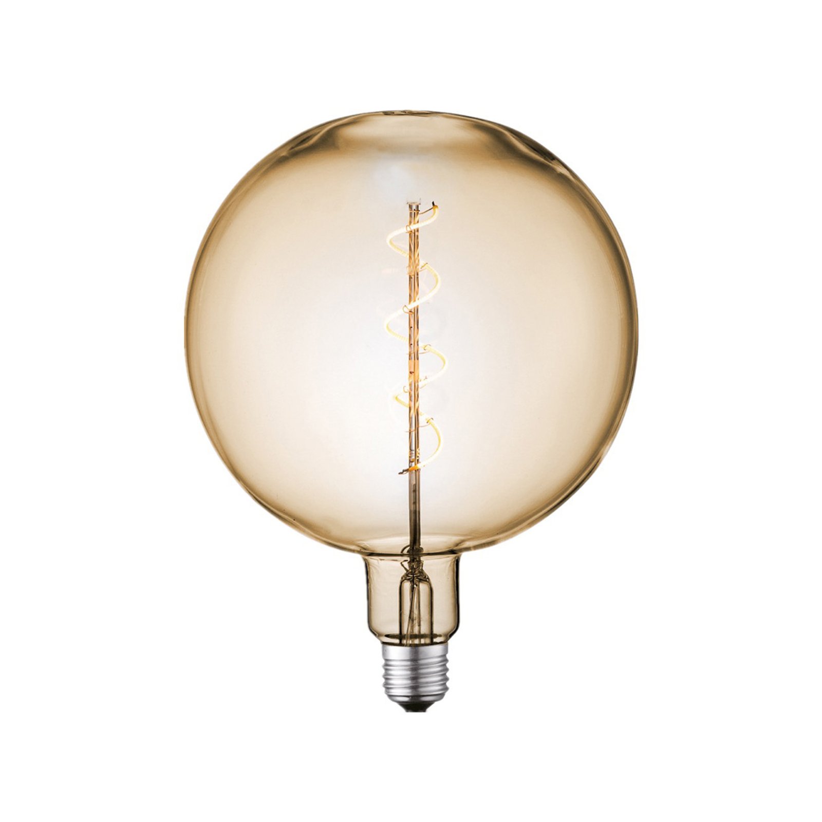Lucande lampadina LED E27 Ø 18cm 4W 2.700K ambra