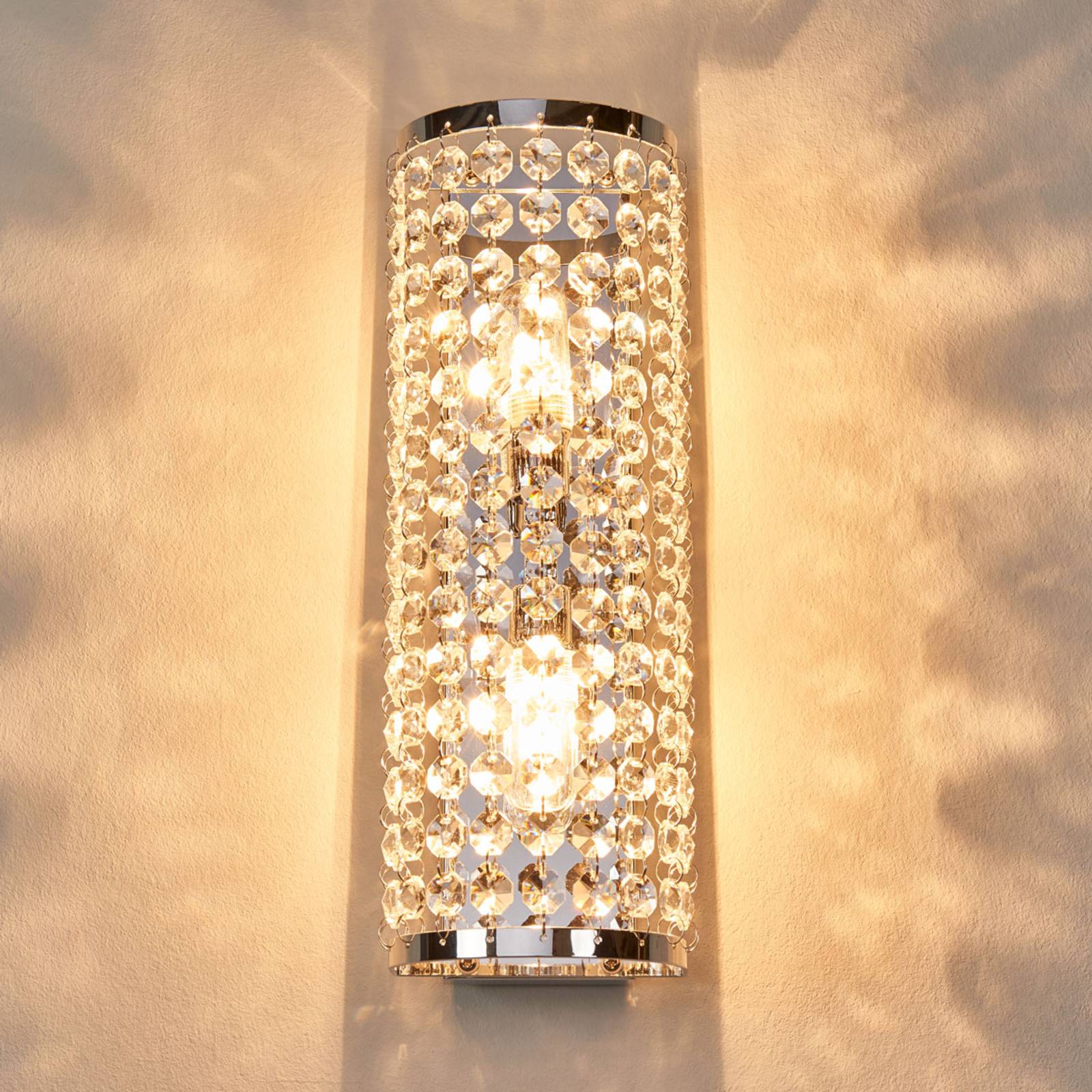 Lampa ścienna LYSEKIL również do łazienki, IP44