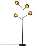 Turno Gulvlampe Black/Gold - By Rydéns