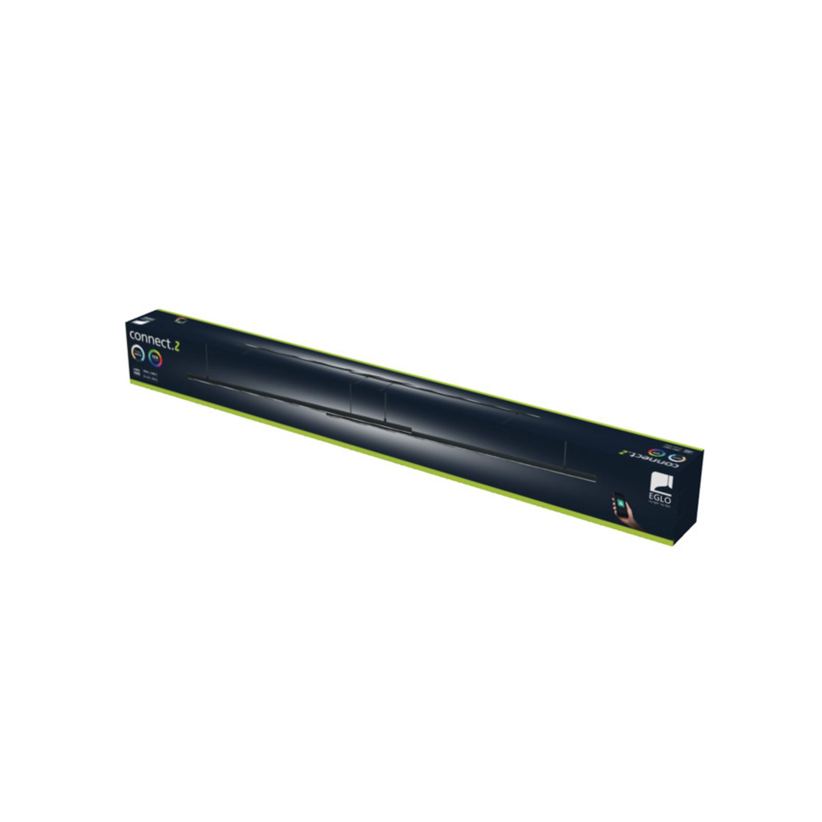 EGLO connect Smart LED-riippuvalaisin FLATRON-Z, 150 cm, musta EGLO connect Smart LED-riippuvalaisin FLATRON-Z, 150 cm, musta