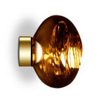 Tom Dixon Applique murale LED Melt Surface Mini, 30 cm, amber gold