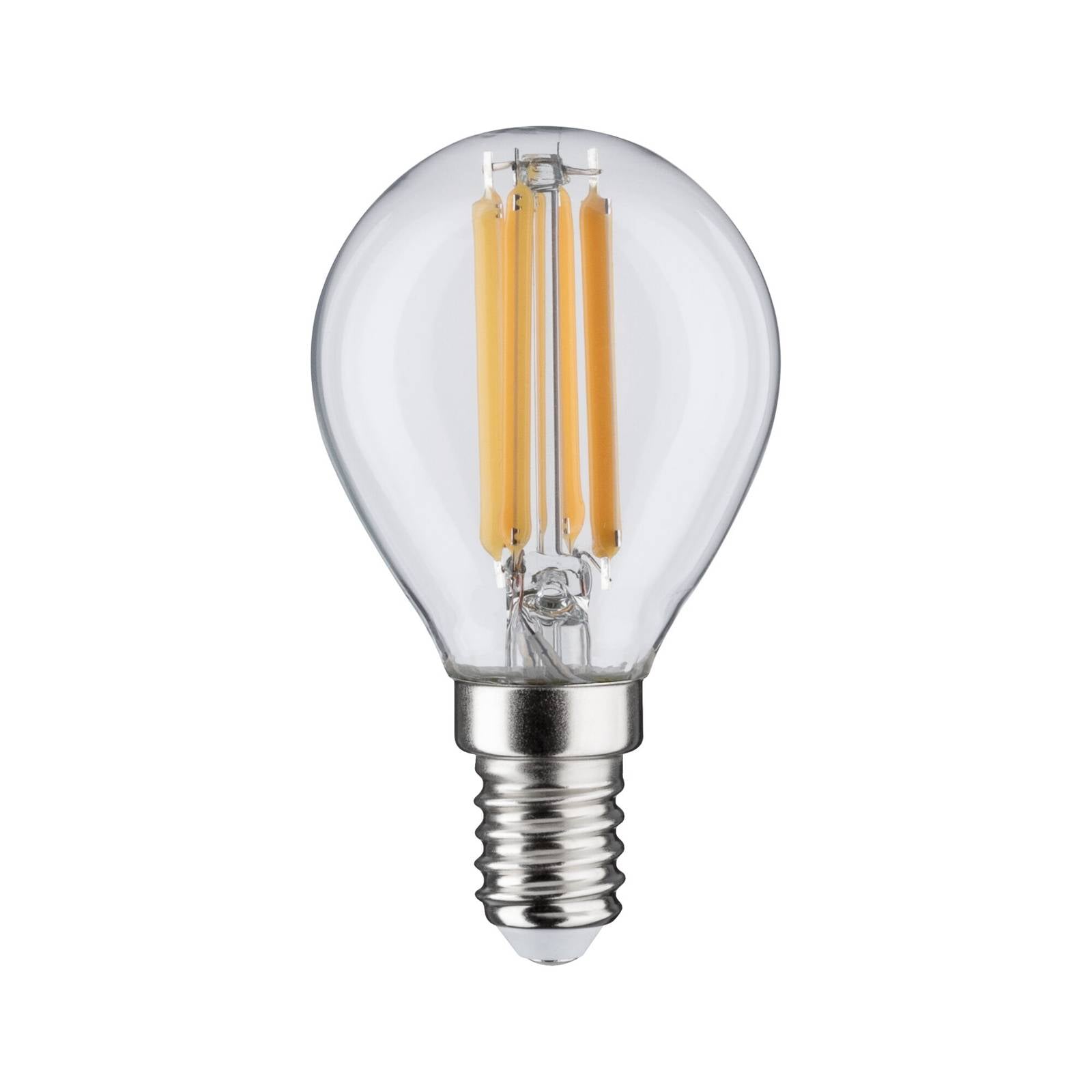 Pauleen LED-Tropfenlampe, Filament, E14, 6,5 W, klar, 2.700K