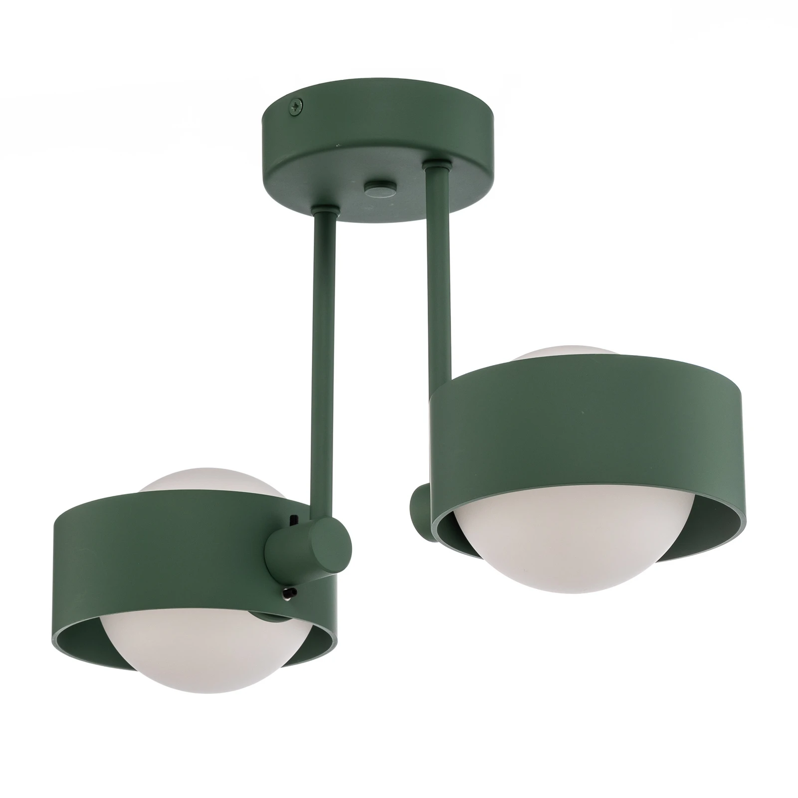 Plafón Mado, 2 luces, verde