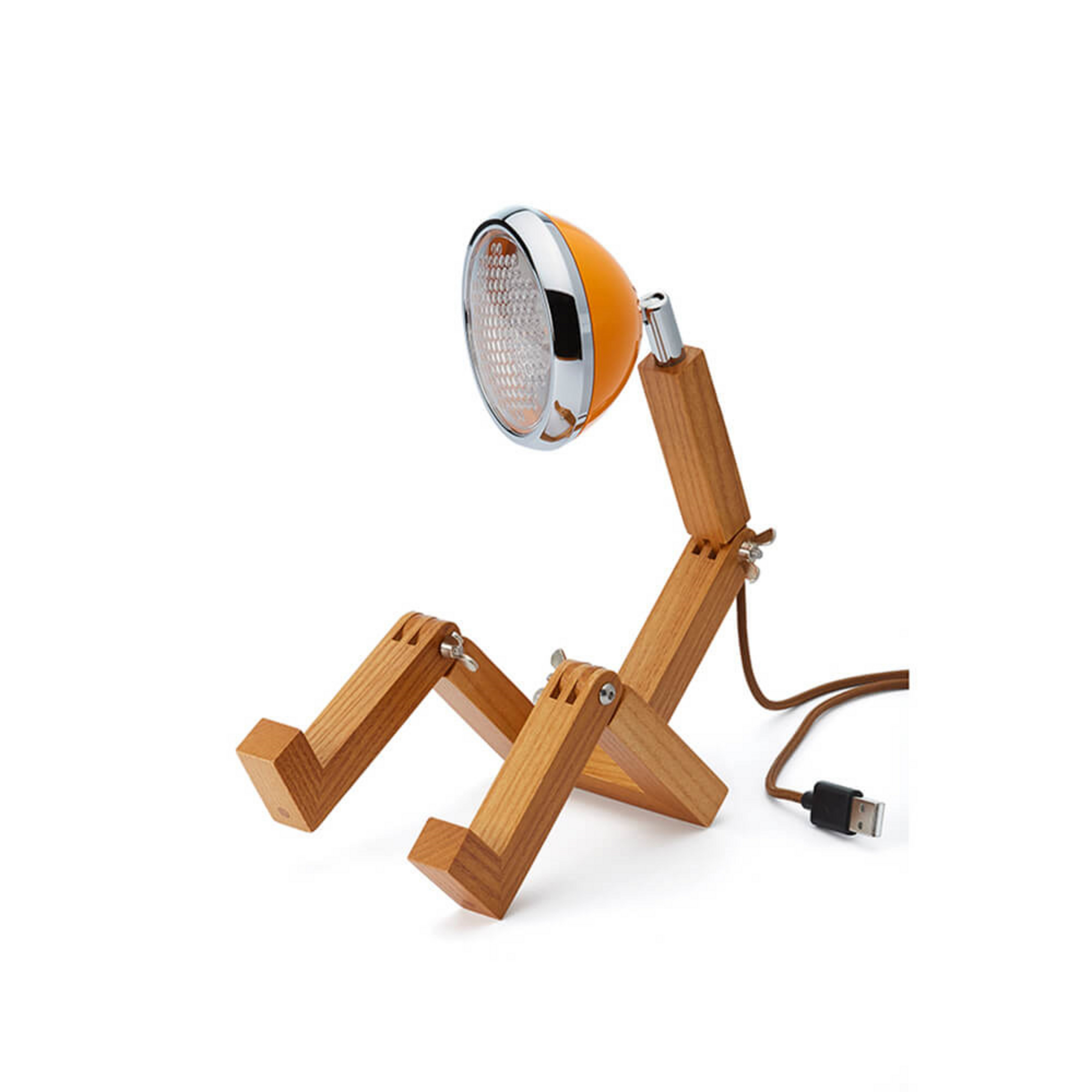 Mr. Wattson Table Lamp Mini Ash/Mclaren Orange - Piffany Copenhagen
