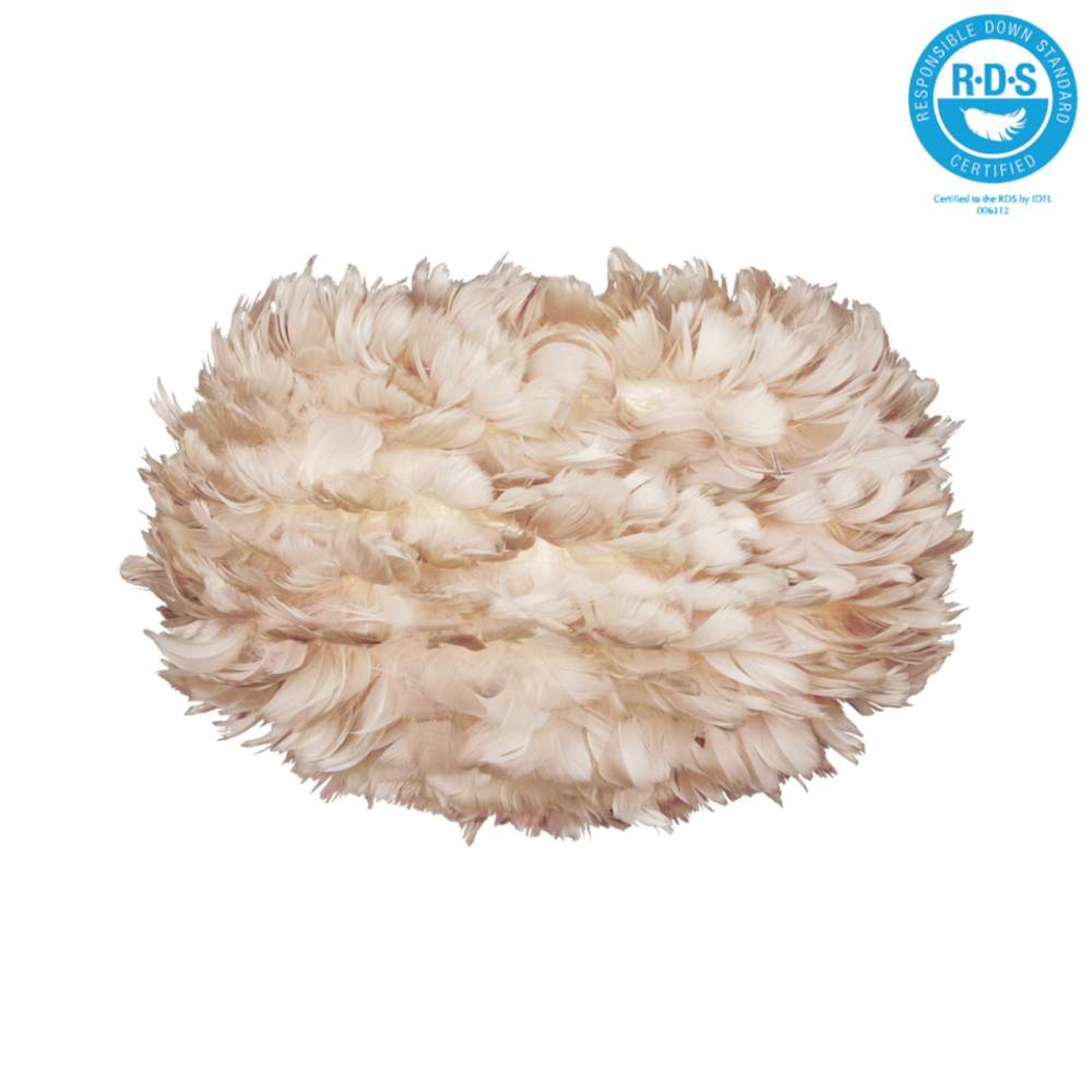 Eos Pendant Large Light Brown/White - UMAGE