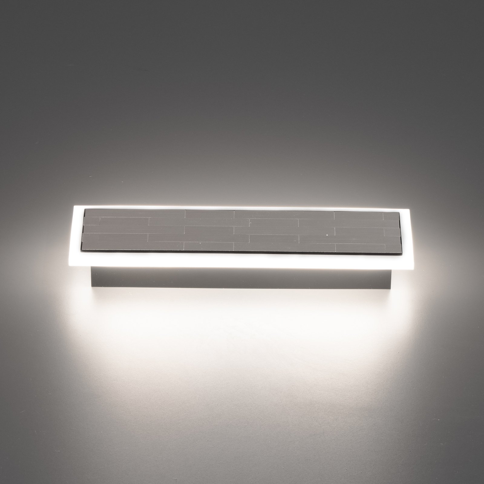 LED wandlamp Aluro, metaal, nikkelkleurig, CCT, dimbaar