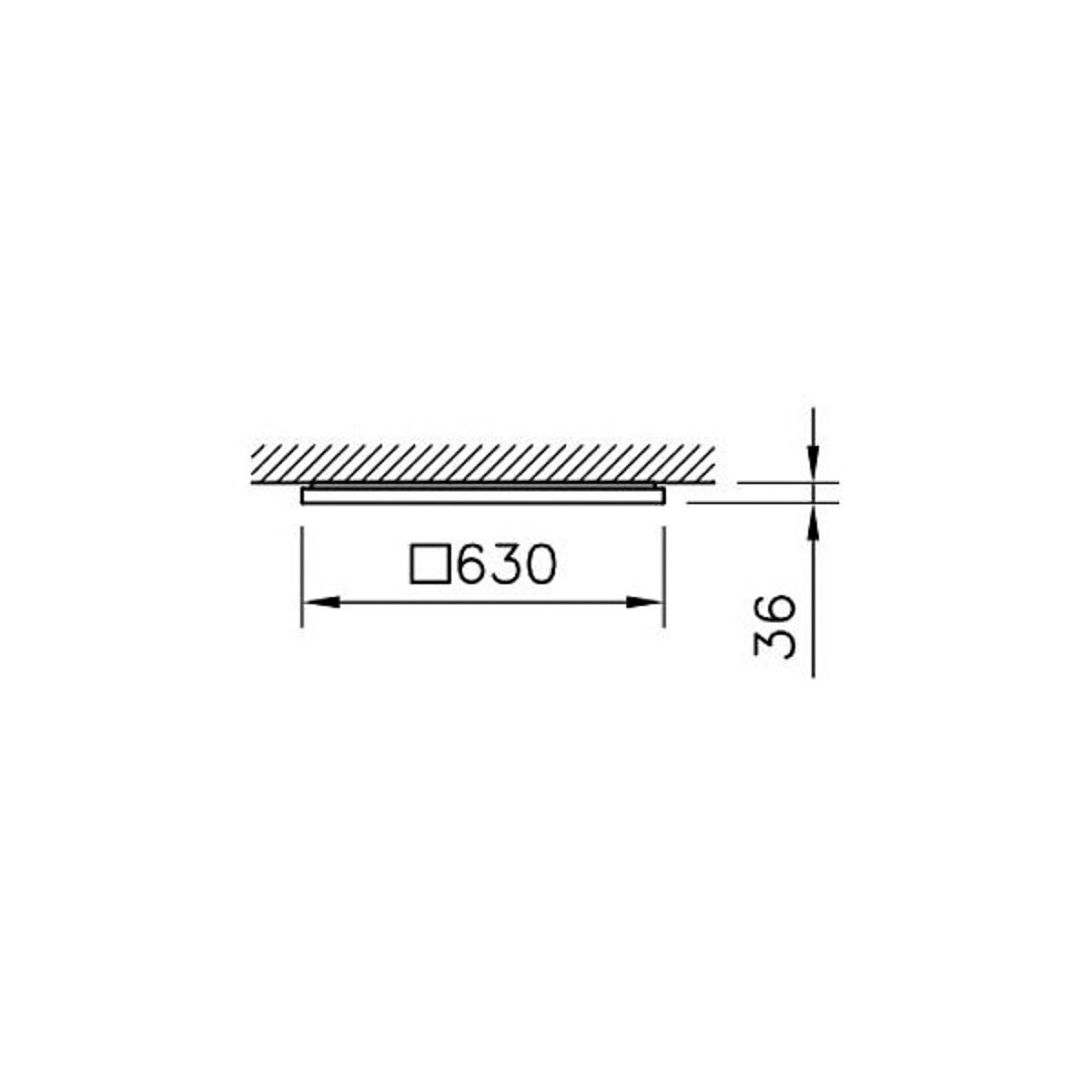 Regent Dime Office Deckenlampe ohne Notlicht 63cm
