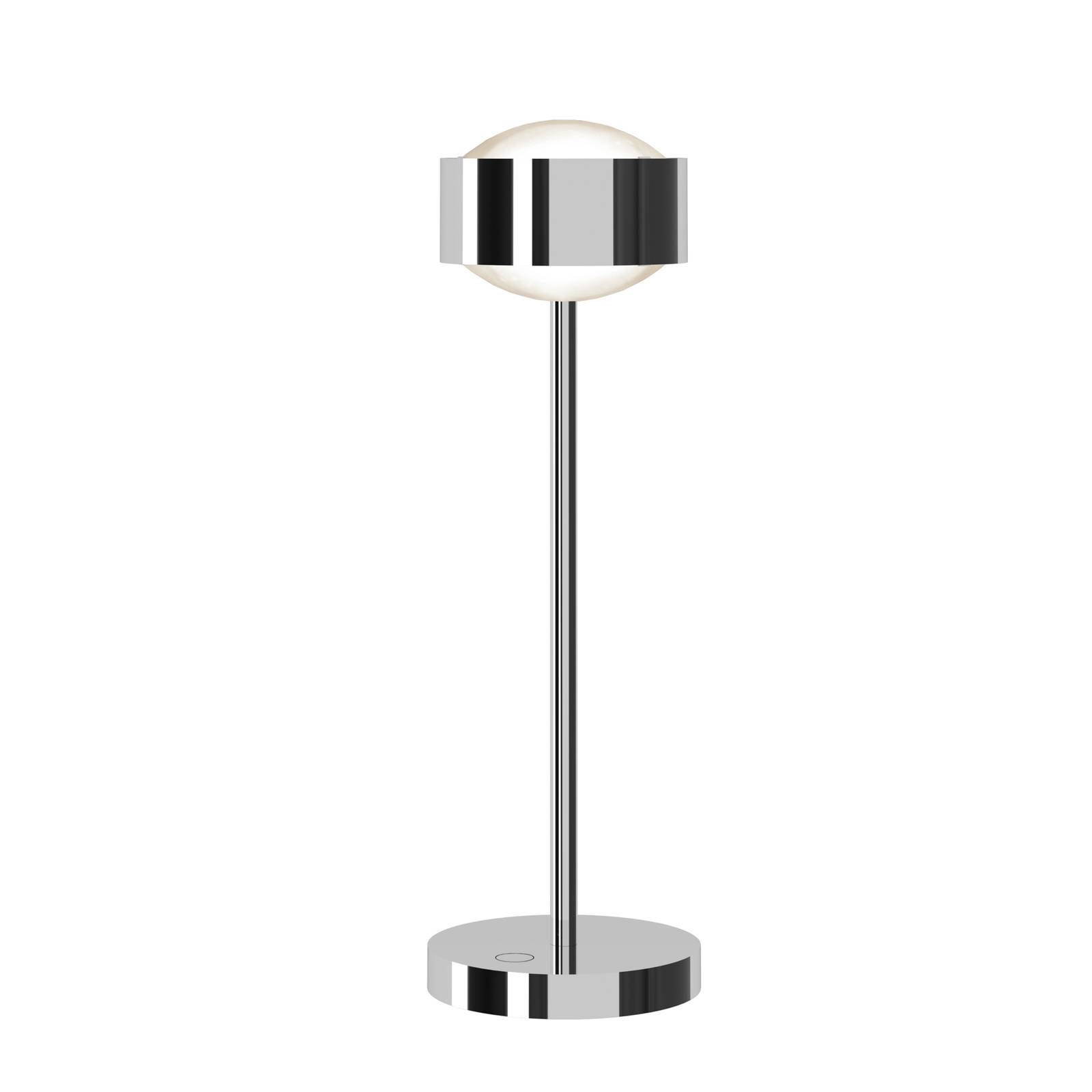 Puk! 120 Eye lampe LED chromée lentille mate