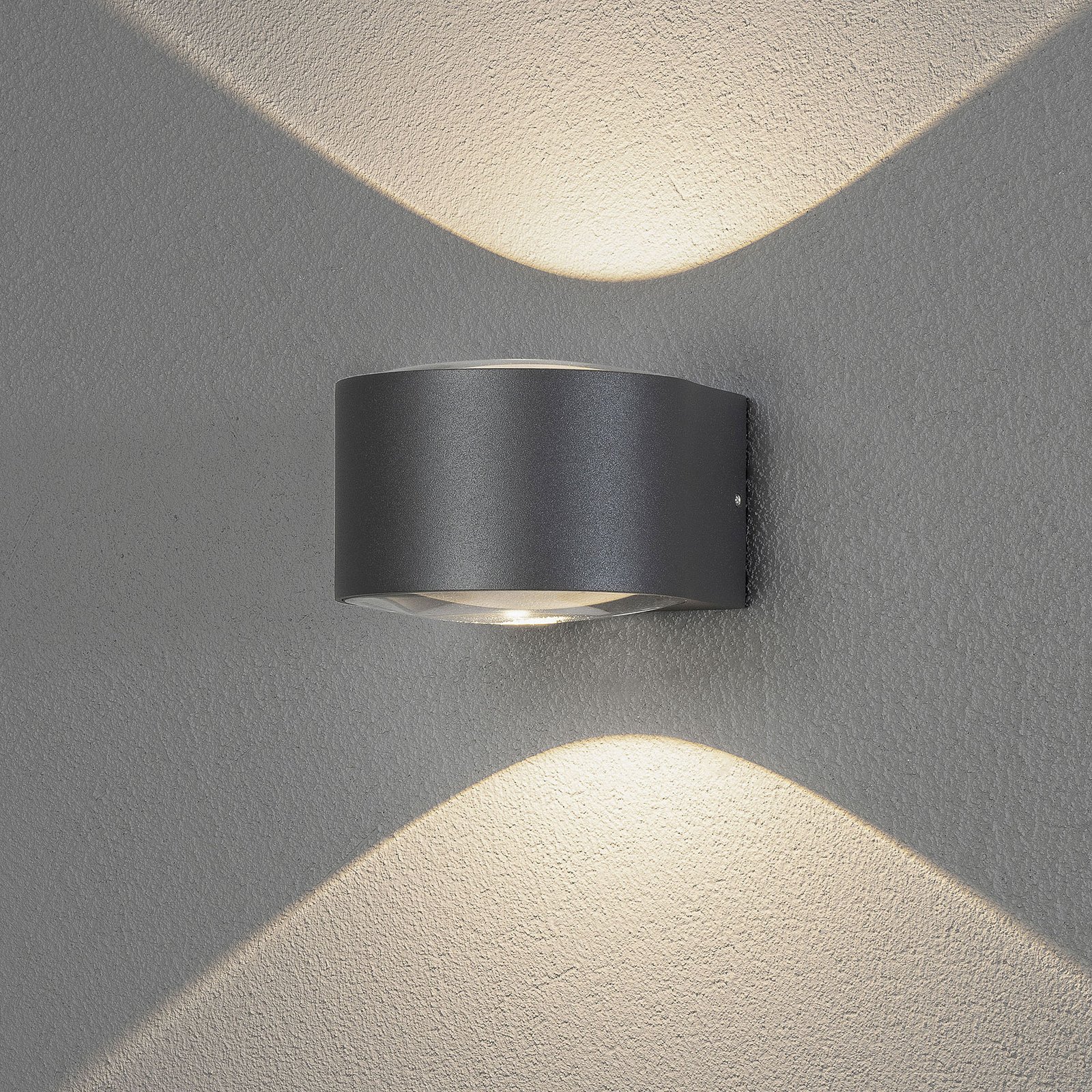Gela udendørs LED-væglampe, up/down, hvid