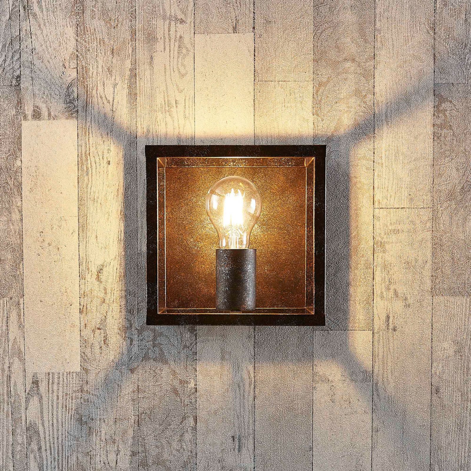 Emin Aplique de Pared Rust - Lindby