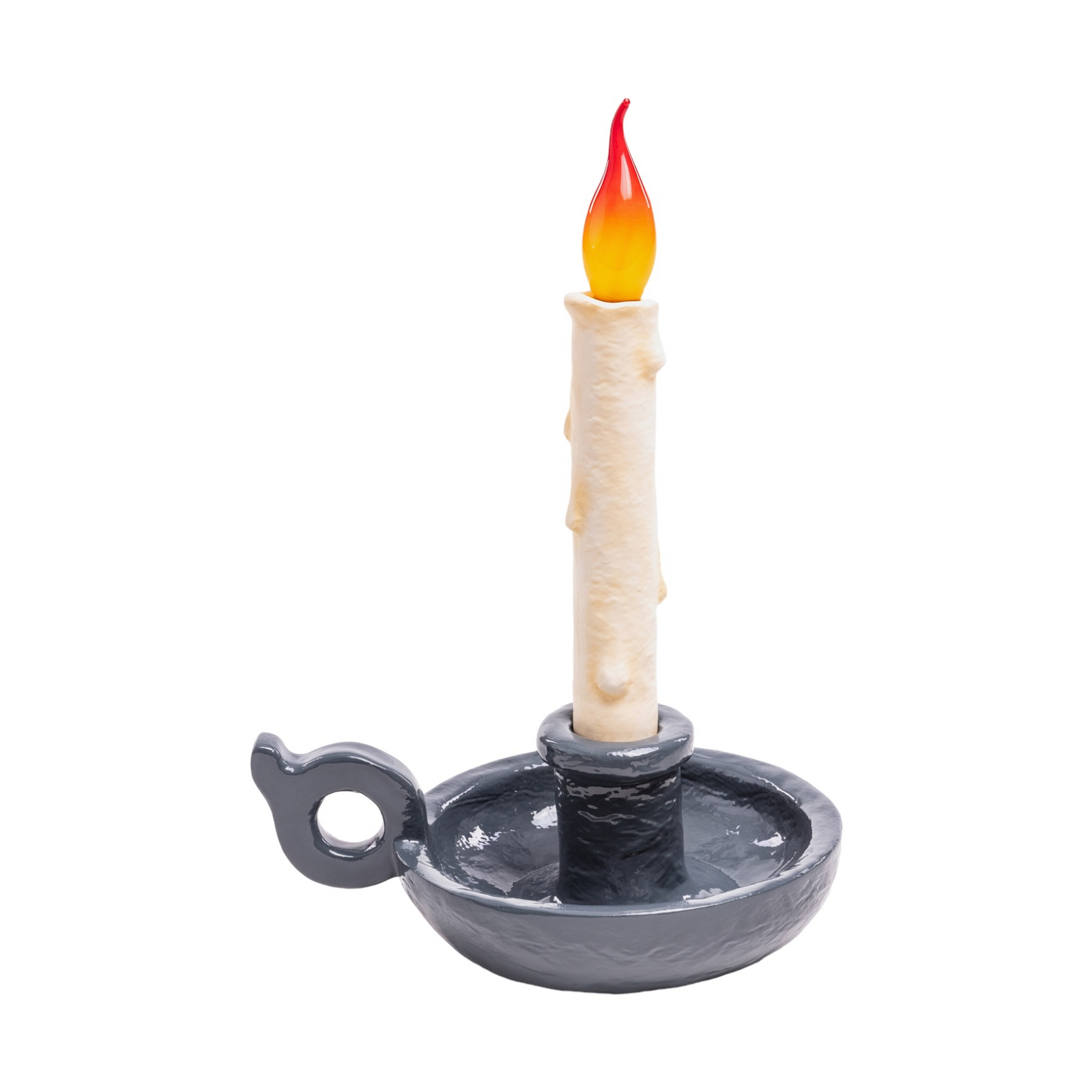 SELETTI Grimm Bugia LED-Deko-Tischlampe Kerzenform
