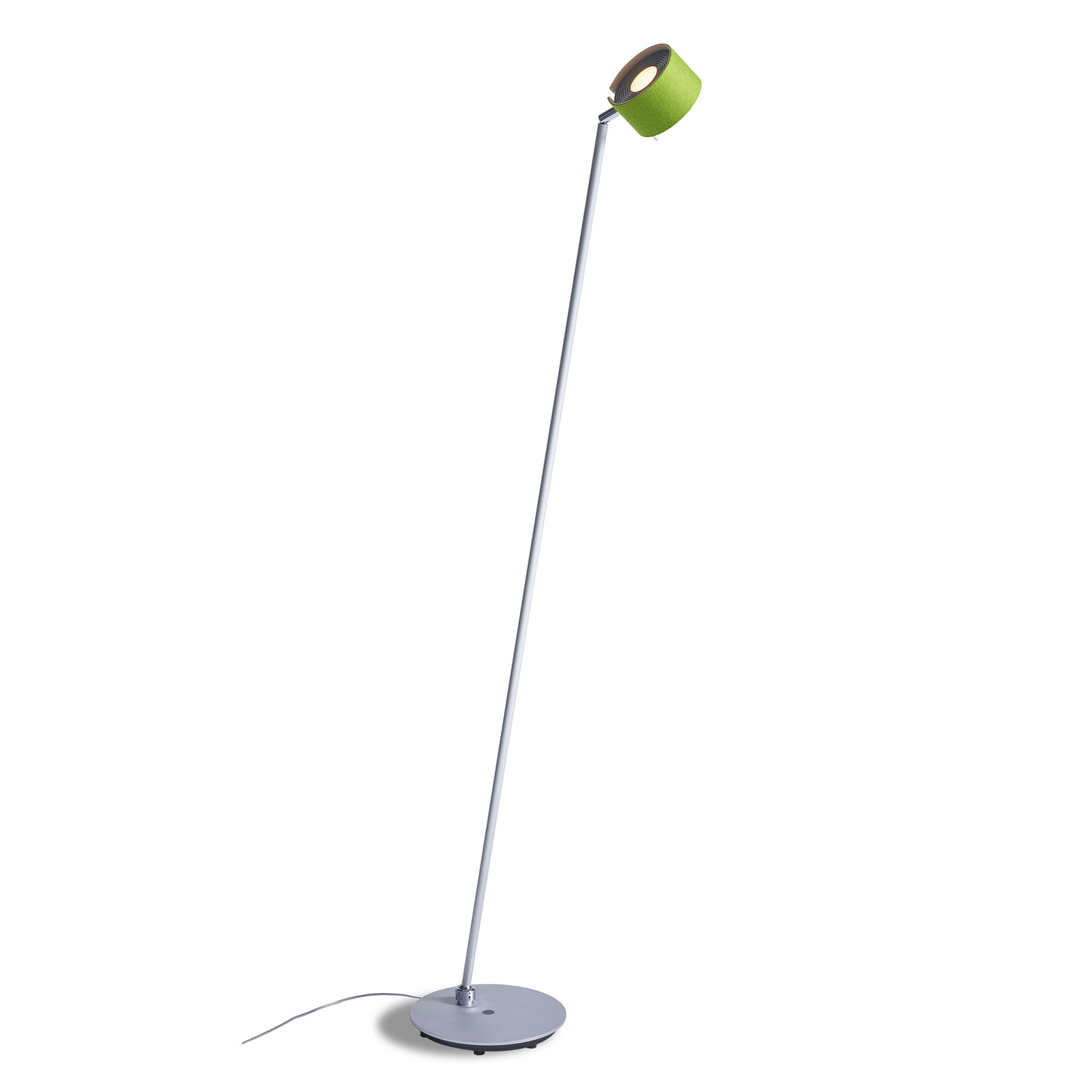 LED állólámpa CAI, fényerőszabályzó, alma/gyapjú fehér