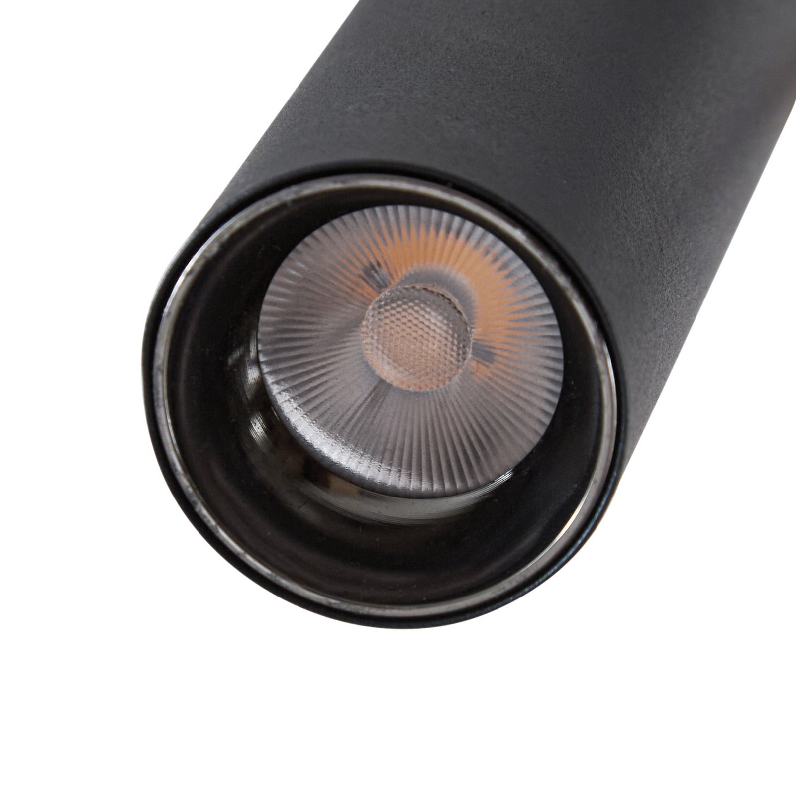 LED stropní svítidlo Eldrin, 6 žárovek, bodovky, černé – Lindby