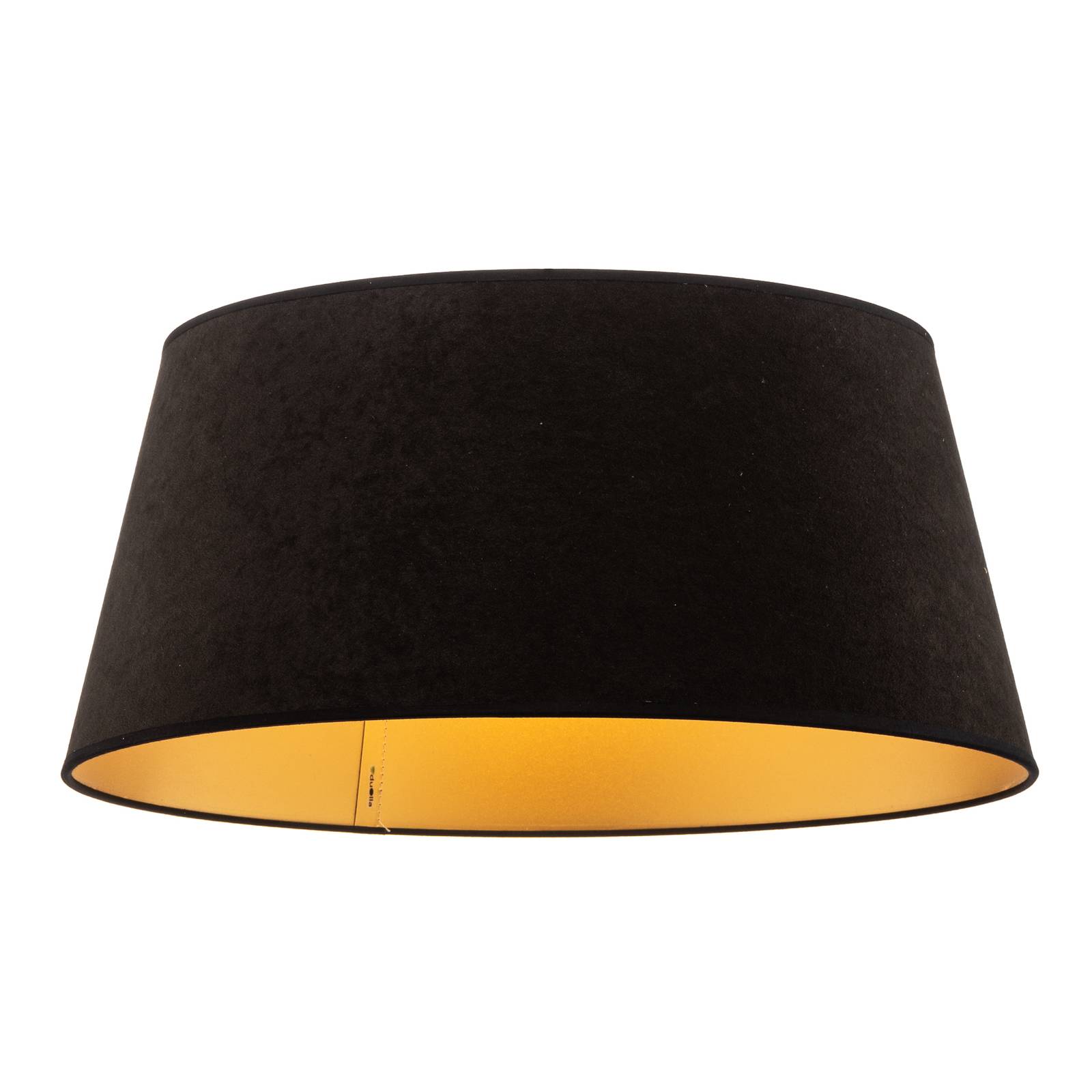 Duolla kúp alakú lámpaernyő magassága 22,5 cm, fekete/arany