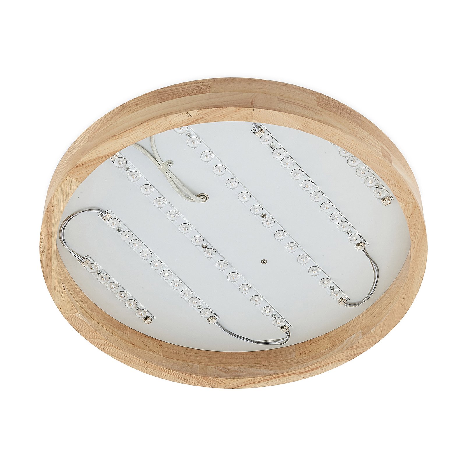Lanira LED Ceiling Lamp Ø50 Wood - Lindby
