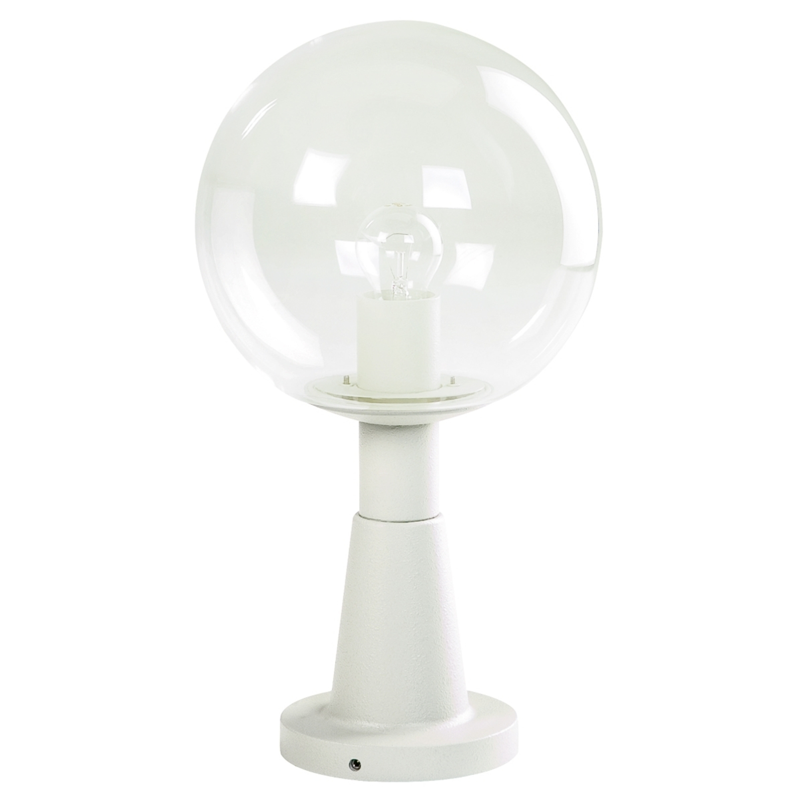 Luminaire pour socle en cristal blanc