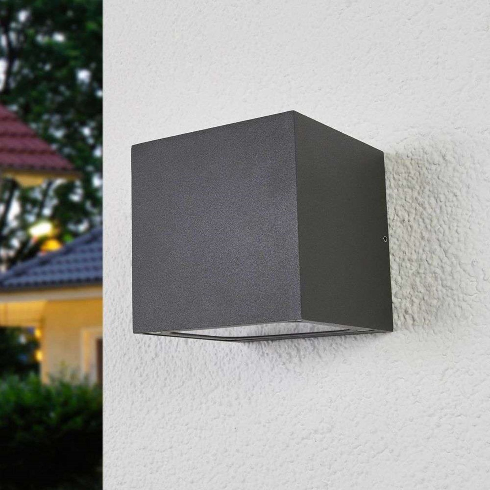 Merjem Big Up/Down Außen Wandleuchte IP54 Dak Grey - Lucande