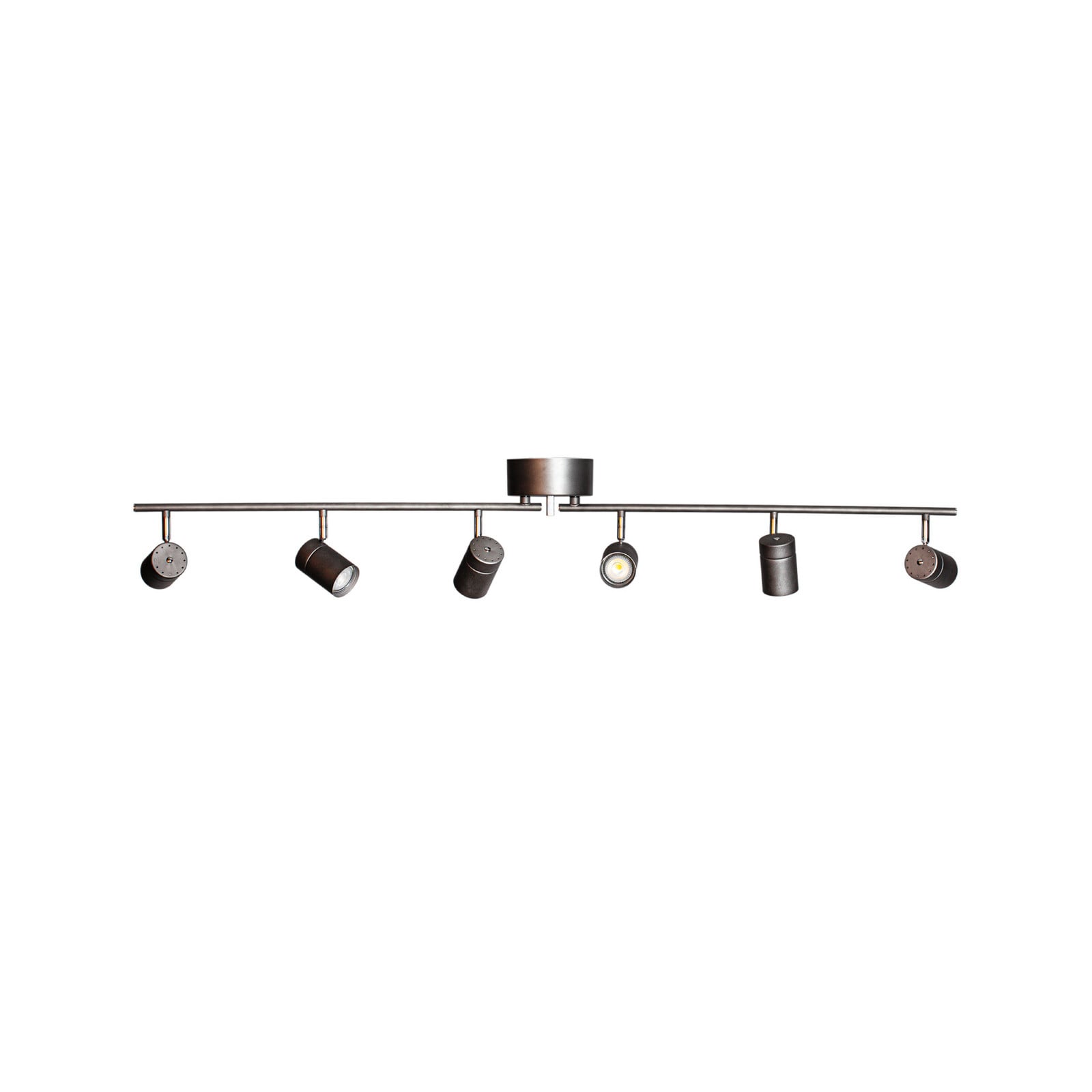 Correct taklampa, grå, 6 lampor, metall, GU10 – By Rydéns - Vardagsrum - Modern - Med flera ljuskällor | Produkter - Plafonder | Lampspecialisterna
