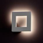 Applique d'extérieur LED Santorini blanche, carrée