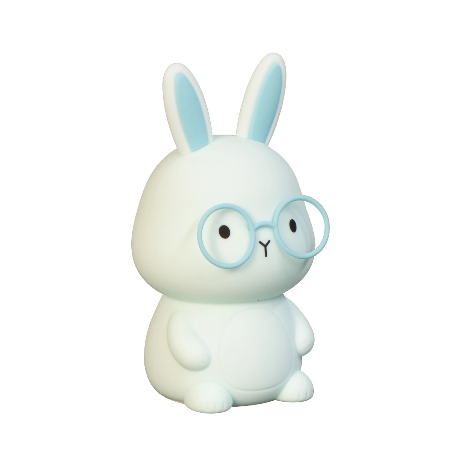 LED-Akkulampe Felix, blau, Höhe 13 cm, Silikon