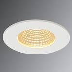 SLV Patta I LED-inbyggnadslampa rund, matt vit