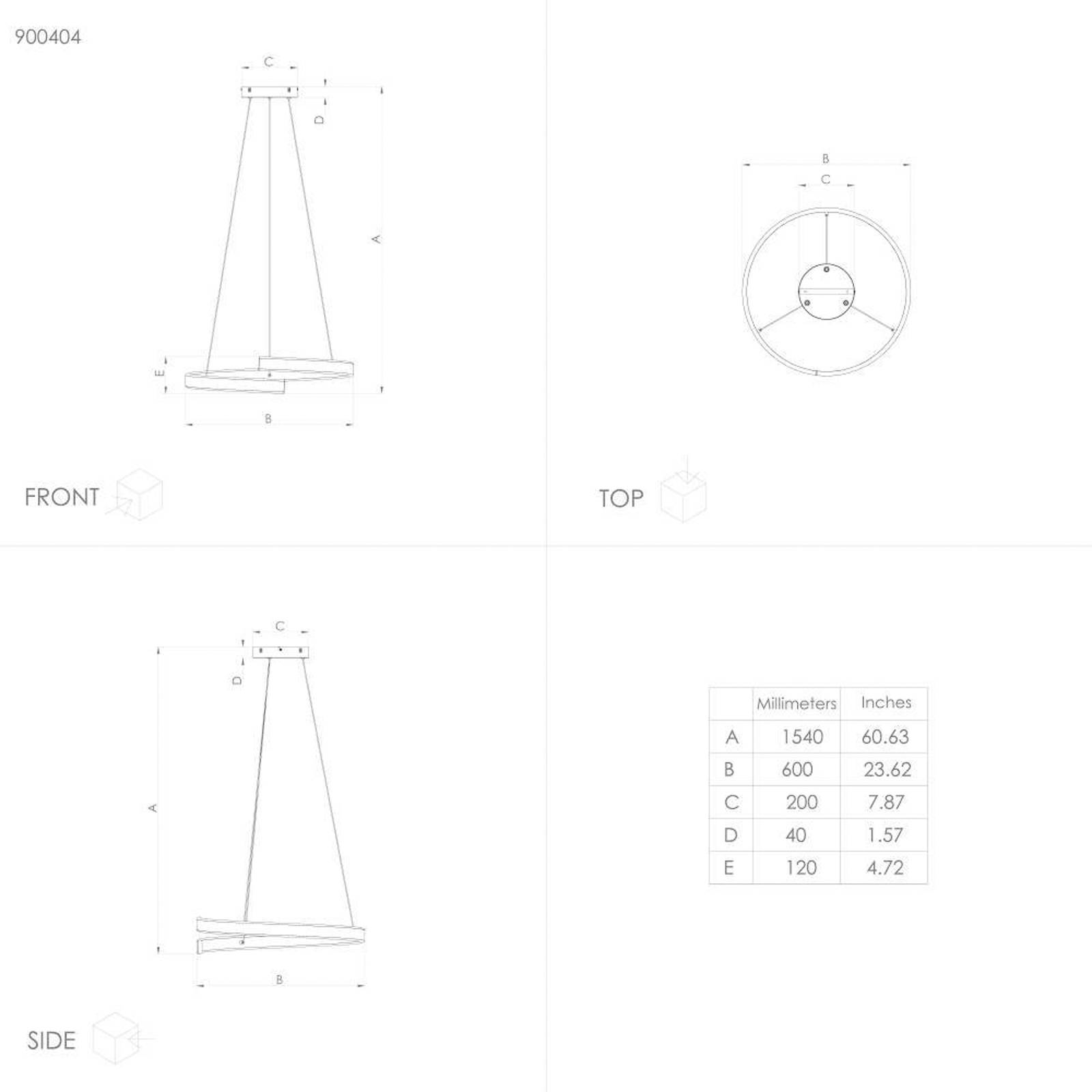 EGLO connect Andabaia-Z Hängelampe, tunable white günstig online kaufen