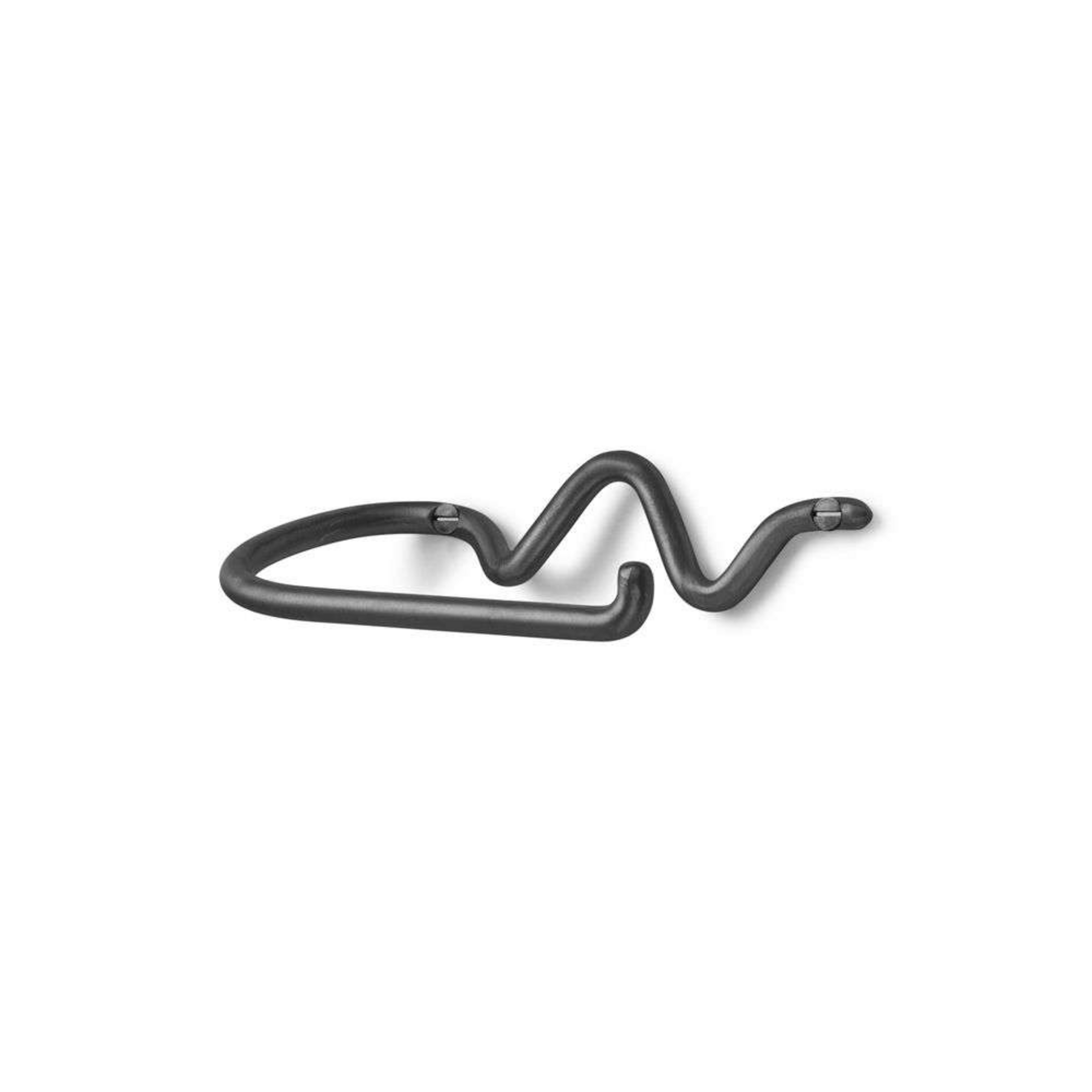 Curvature Toilet Roll Holder Black Brass - Ferm Living