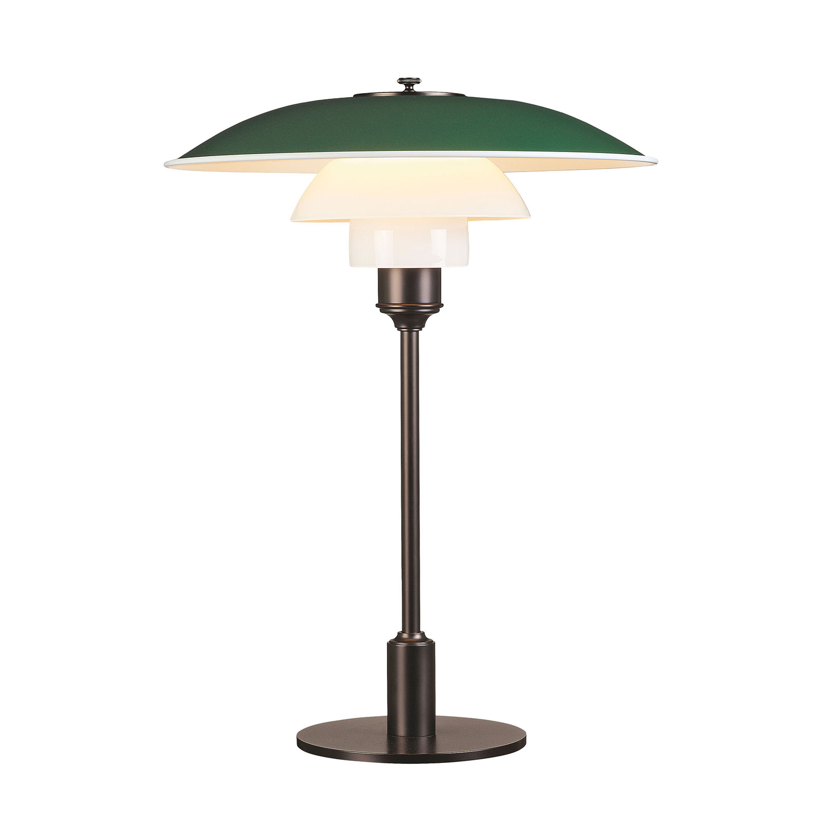 Louis Poulsen PH 3 1/2-2 1/2 lampa stołowa zielona