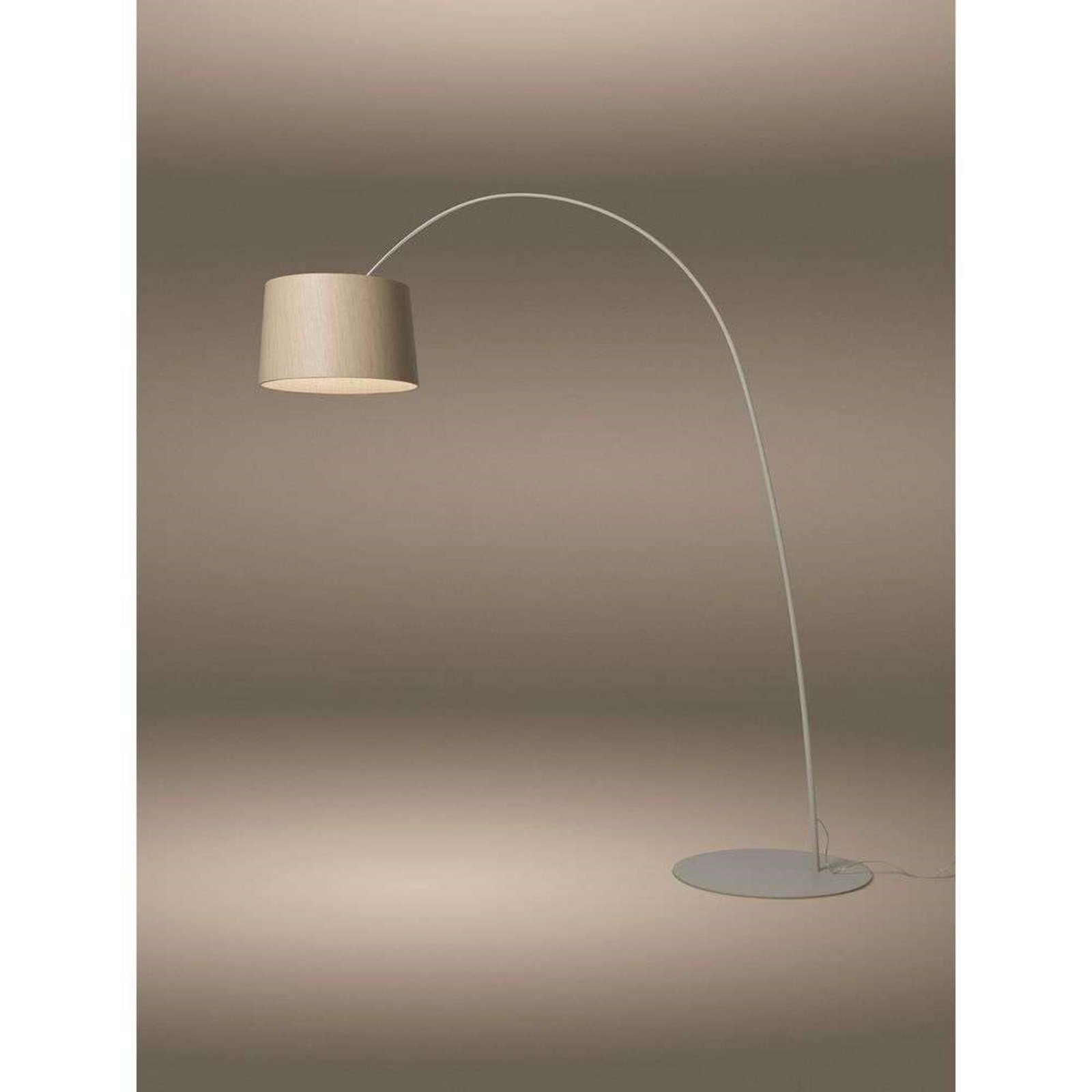 Twiggy LED Stojaca Lampa Greige/Wood - Foscarini