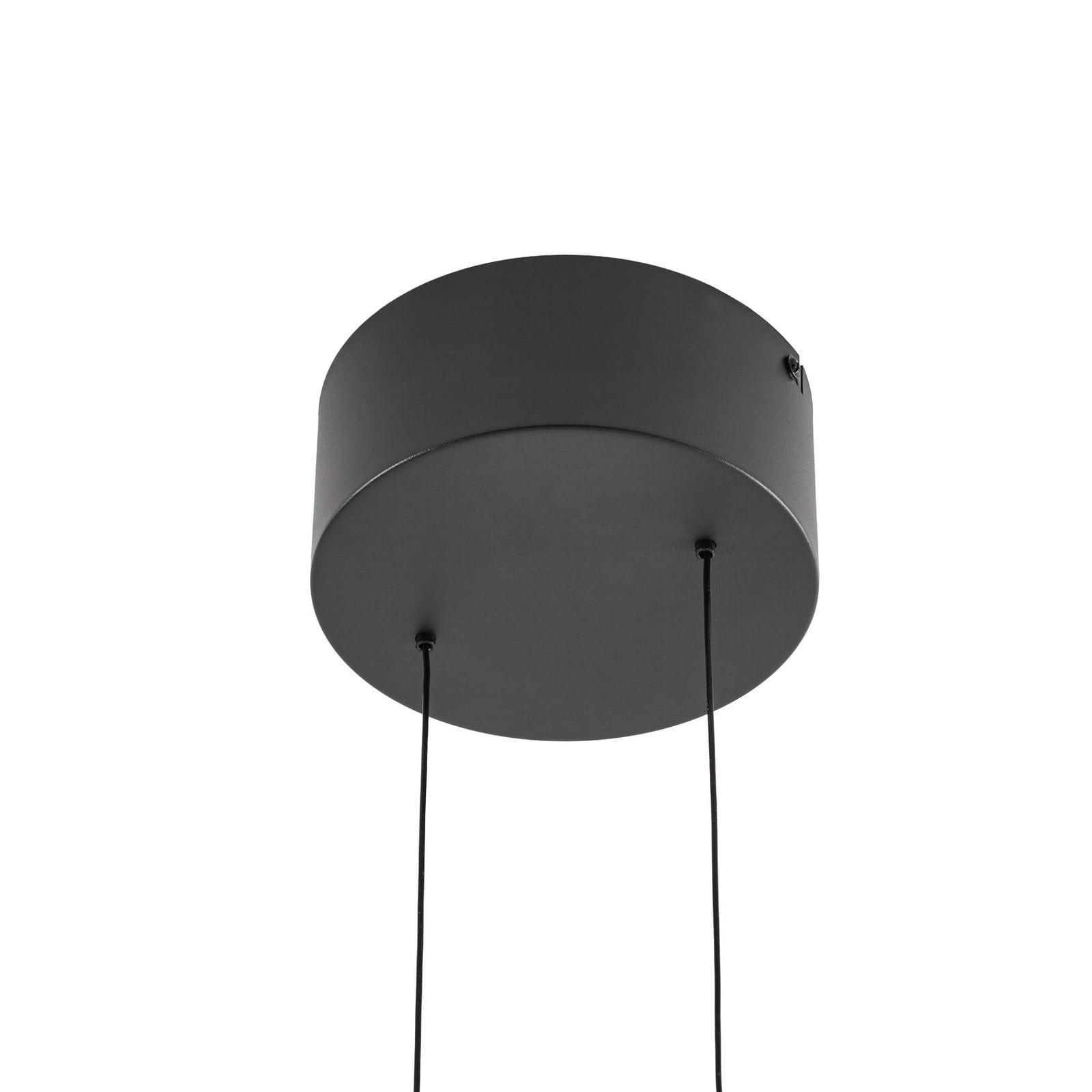 Suspension LED Quitani Shiro, à 1 lampe, bois/verre