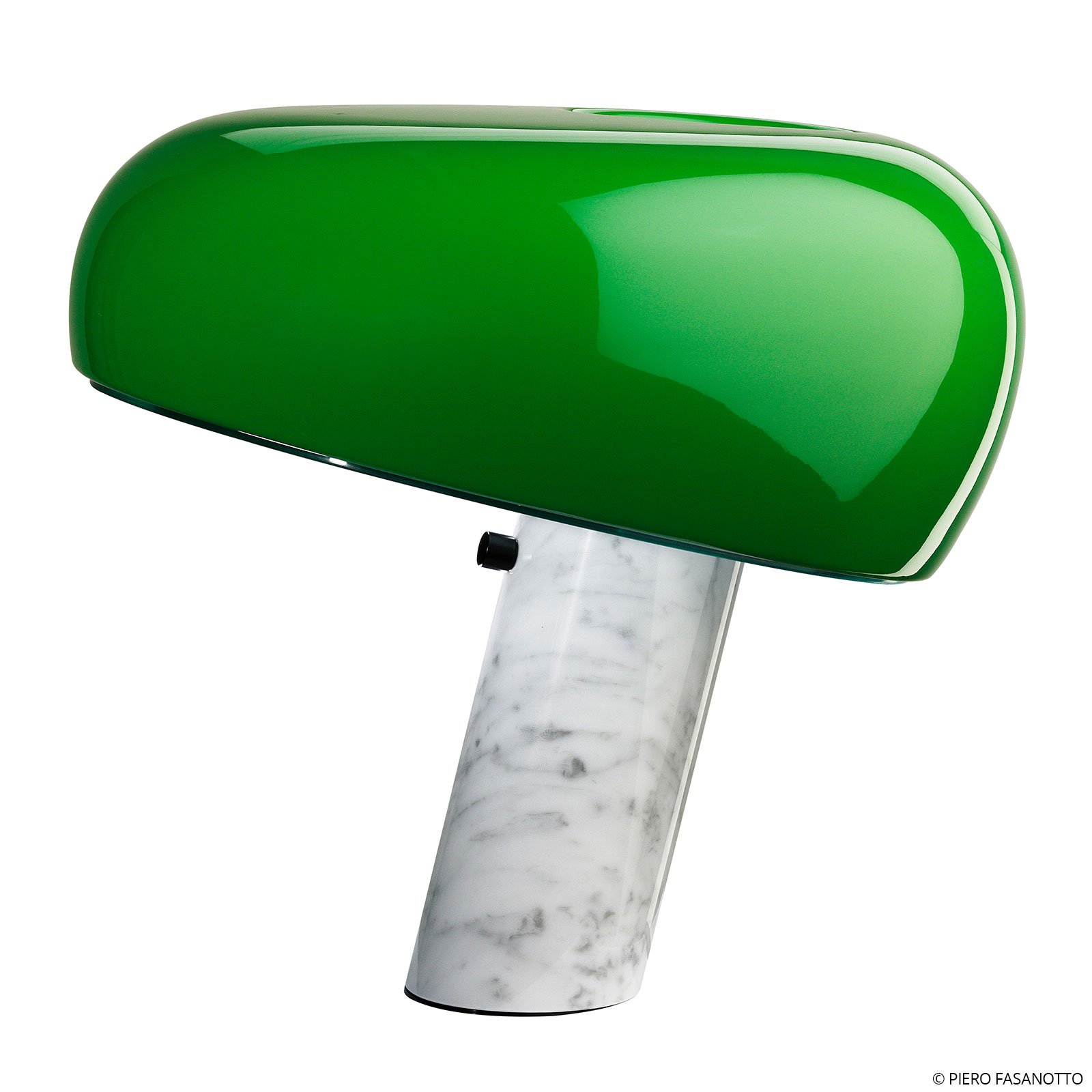 Candeeiro de mesa FLOS Snoopy com regulador de intensidade, verde