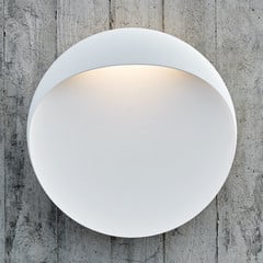 Aplique de pared LED Flindt de Louis Poulsen, blanco, 2700 K, Ø 20 cm