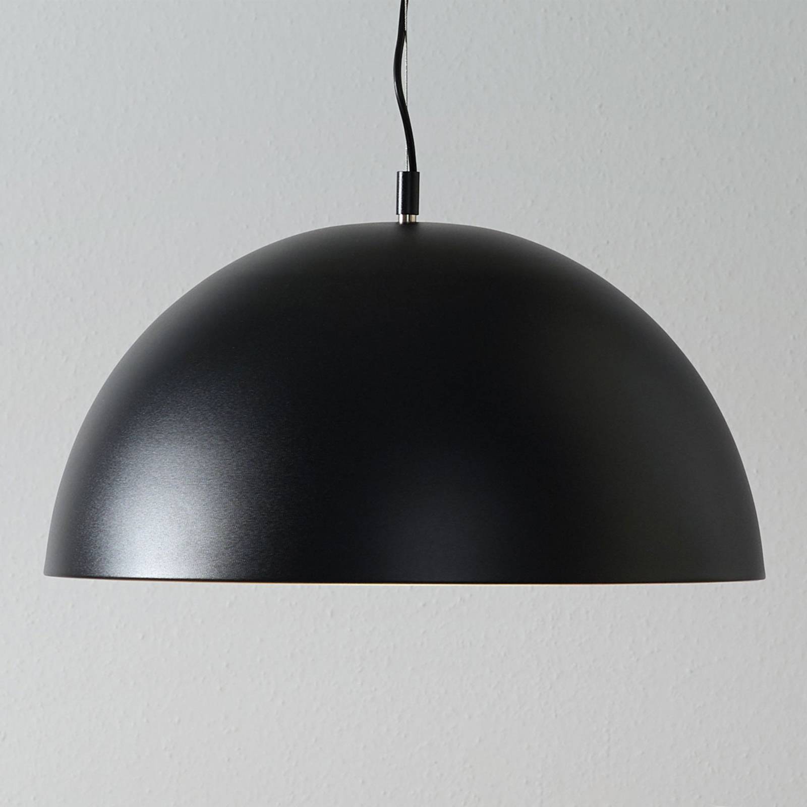 Lucande Phelan lampa wisząca 50cm czarna/złota