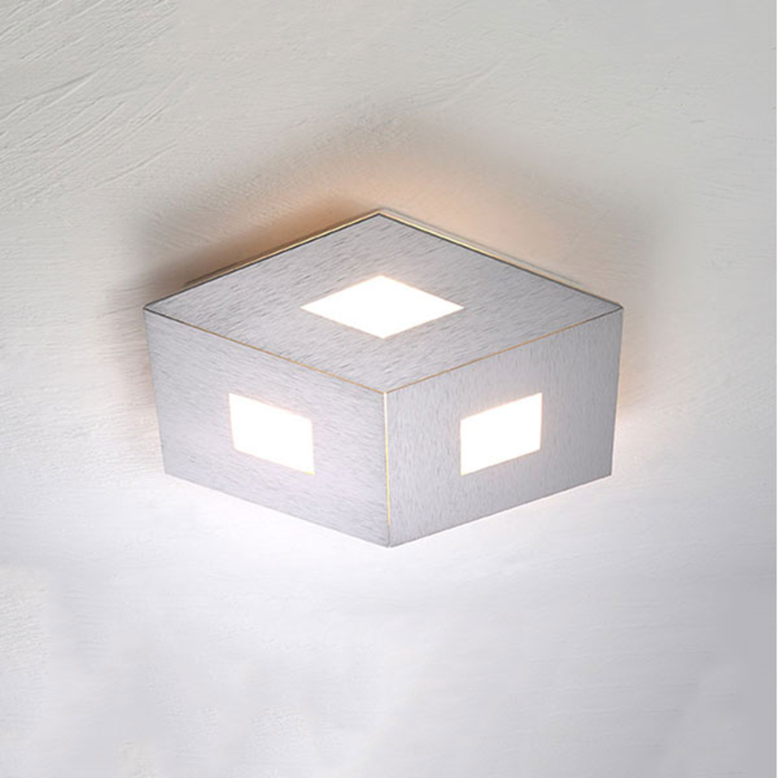 Bopp Box Comfort lampa sufitowa LED srebrna 35cm