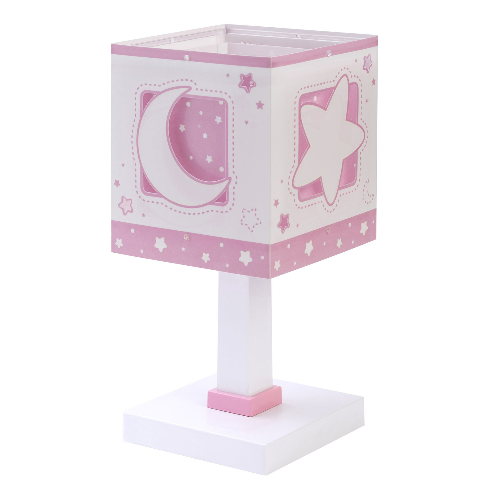 Moonlight children’s table lamp, pink
