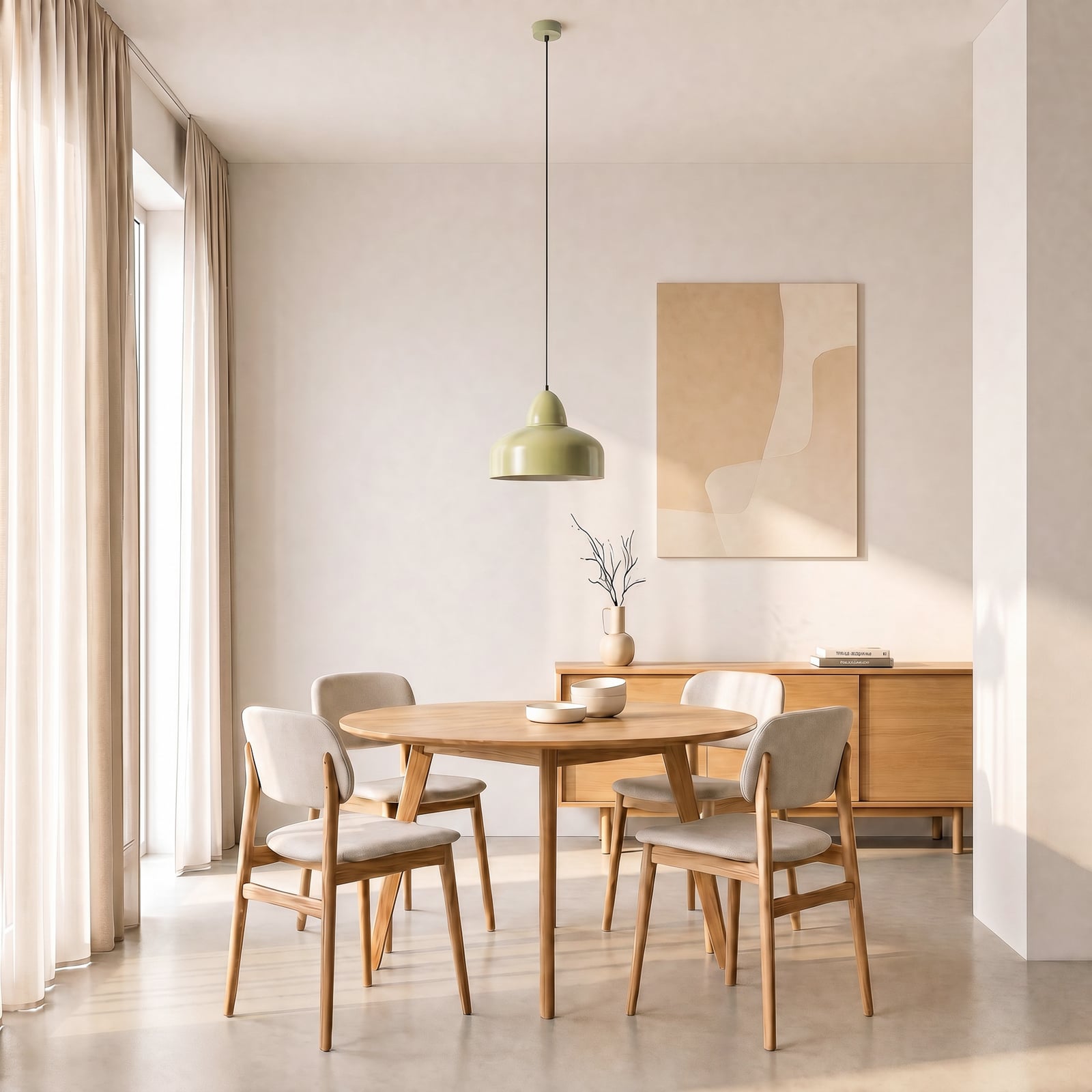 Hanglamp Mille, 1-lamp, pistache Hanglamp Mille, 1-lamp, pistache