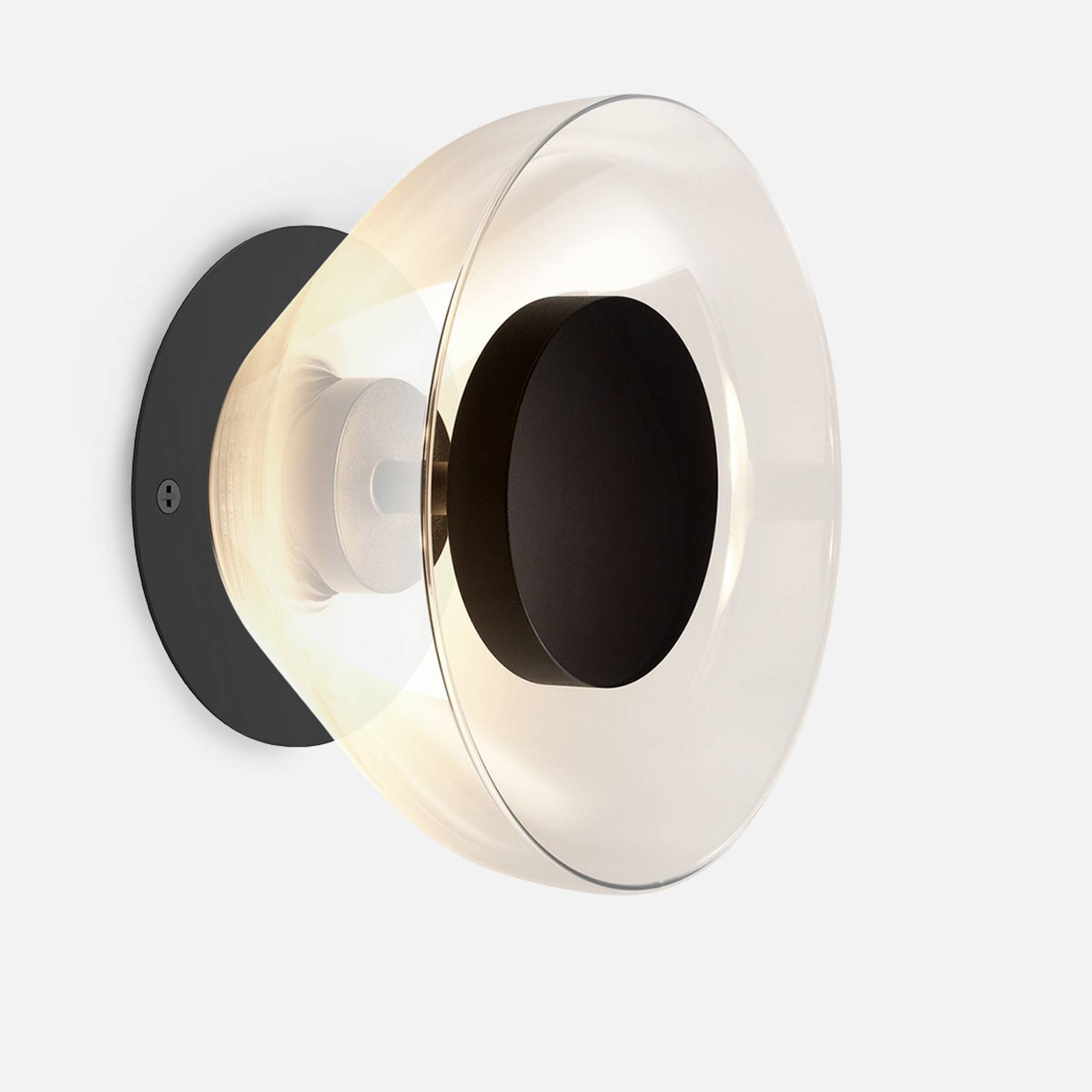 Cache pour projecteur MARSET Aura Disk, noir Ø 13 cm Aluminium