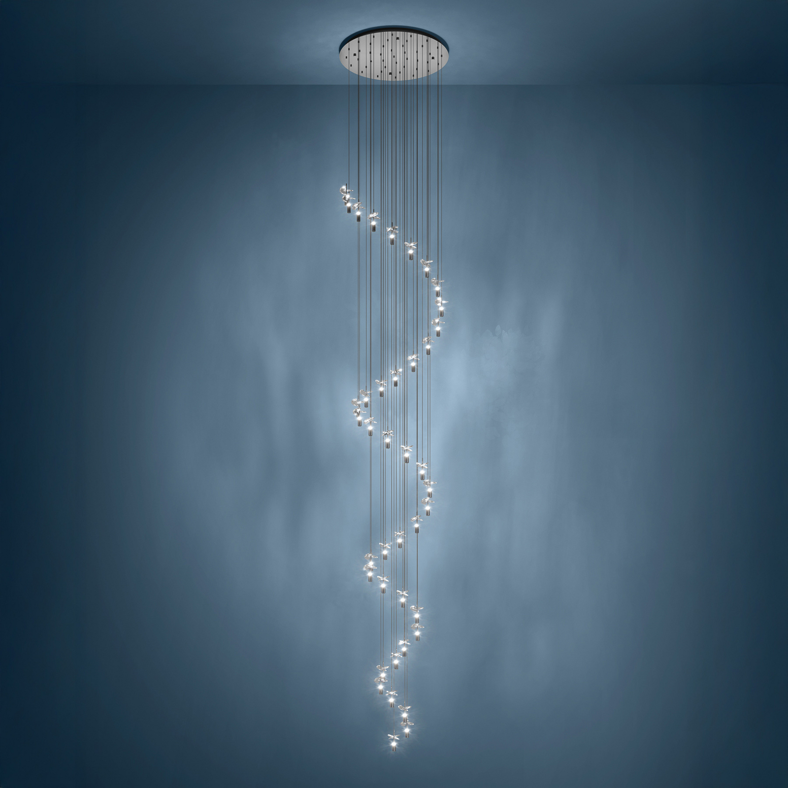 Suspension Comareira nickel 500 x 78 cm CCT - Stars of Light
