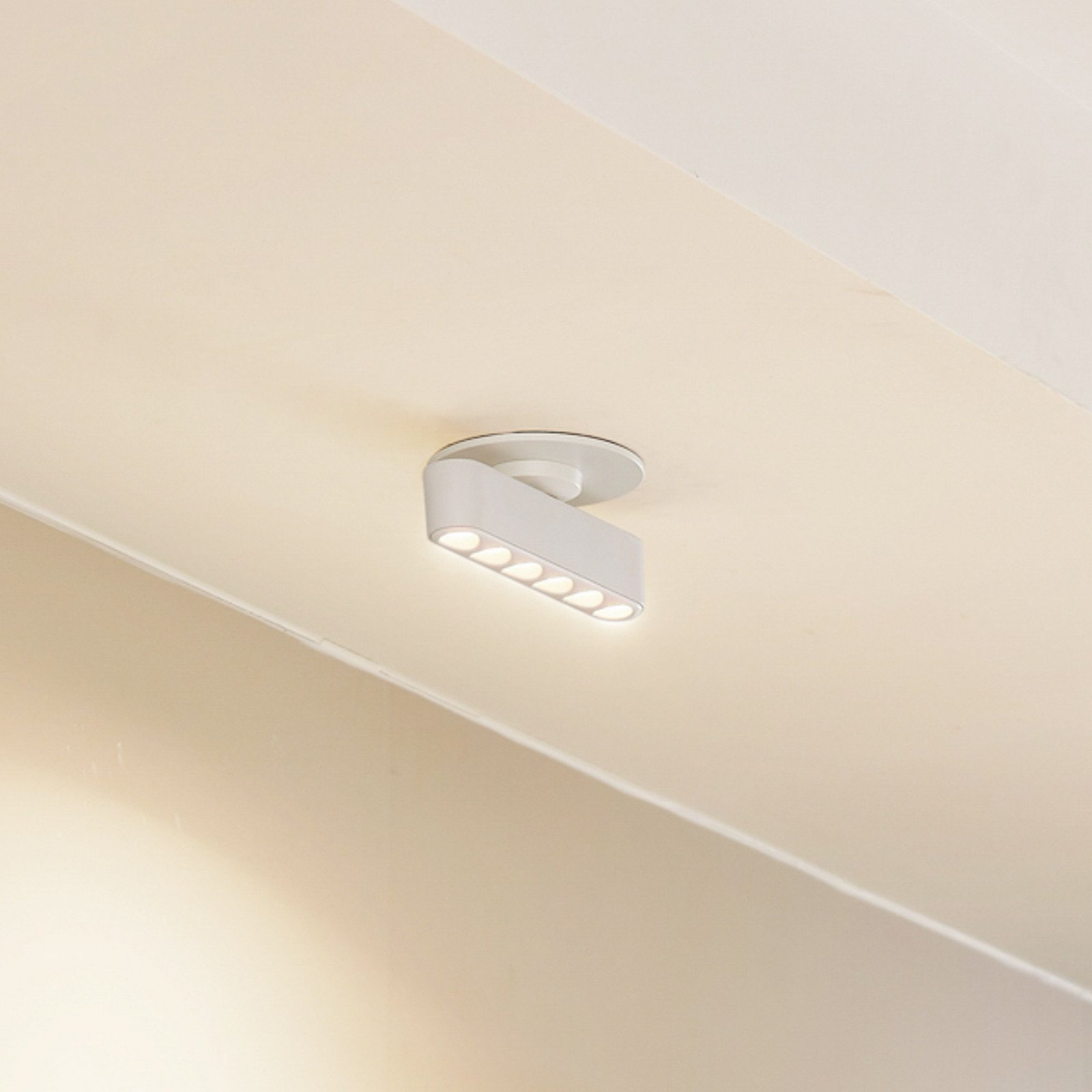 Lindby LED lumină încastrată Eldrin alb puncte de lumină 13.1cm - Camera de zi / sufragerie - modern - Aluminiu
