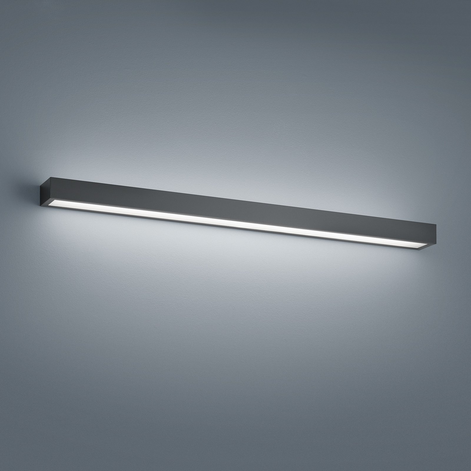Helestra Theia LED wandlamp, mat zwart 90 cm