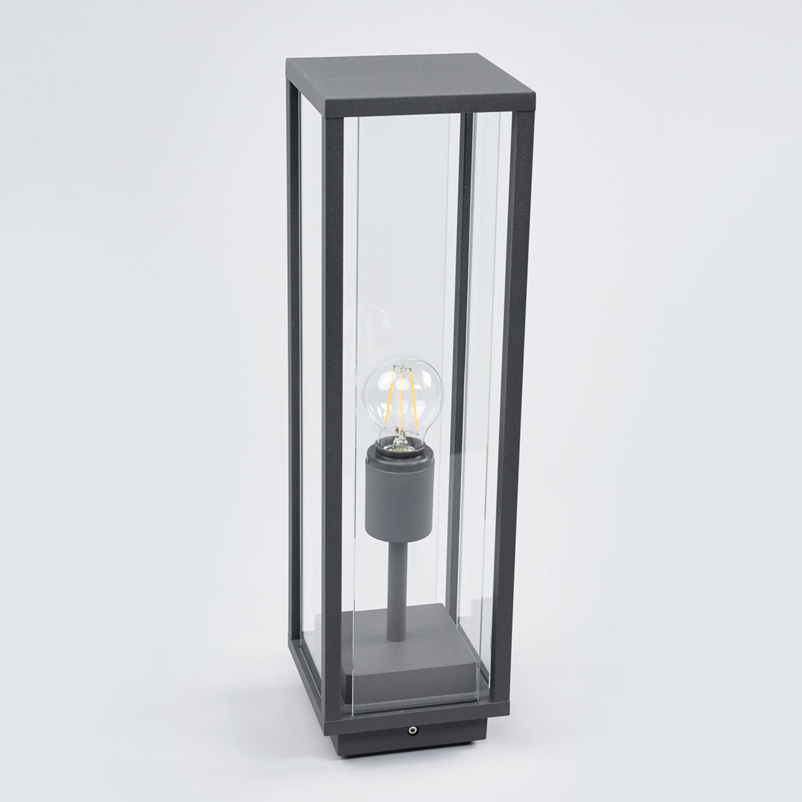 Annalea Außen Gartenleuchte H50 Dark Grey/Clear - Lucande
