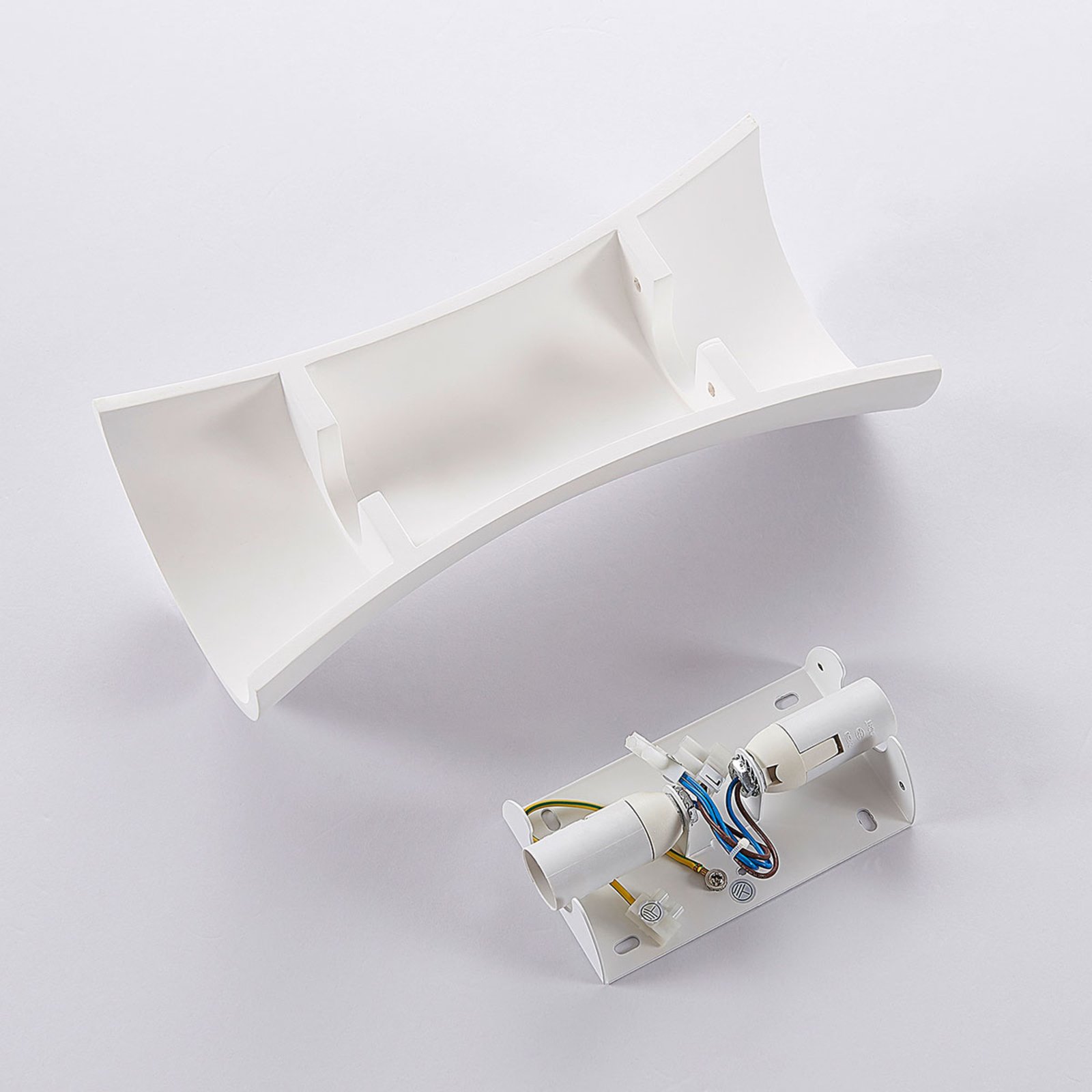 Edon Wandleuchte Cast White - Lindby